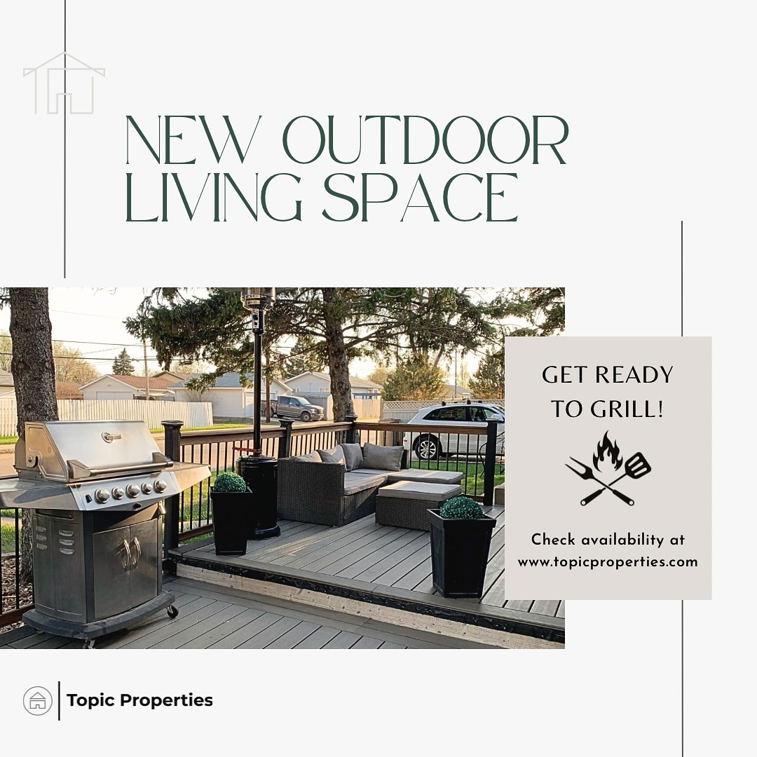 Summer is coming and we are excited to be offering a new space to enjoy the outdoors at our Mount Royal property! Fire up the grill, lounge in the shade of the fir trees and when things cool down in the evening, stay warm under our propane heater.
Book your summer stay now at the link in our bio!☀️