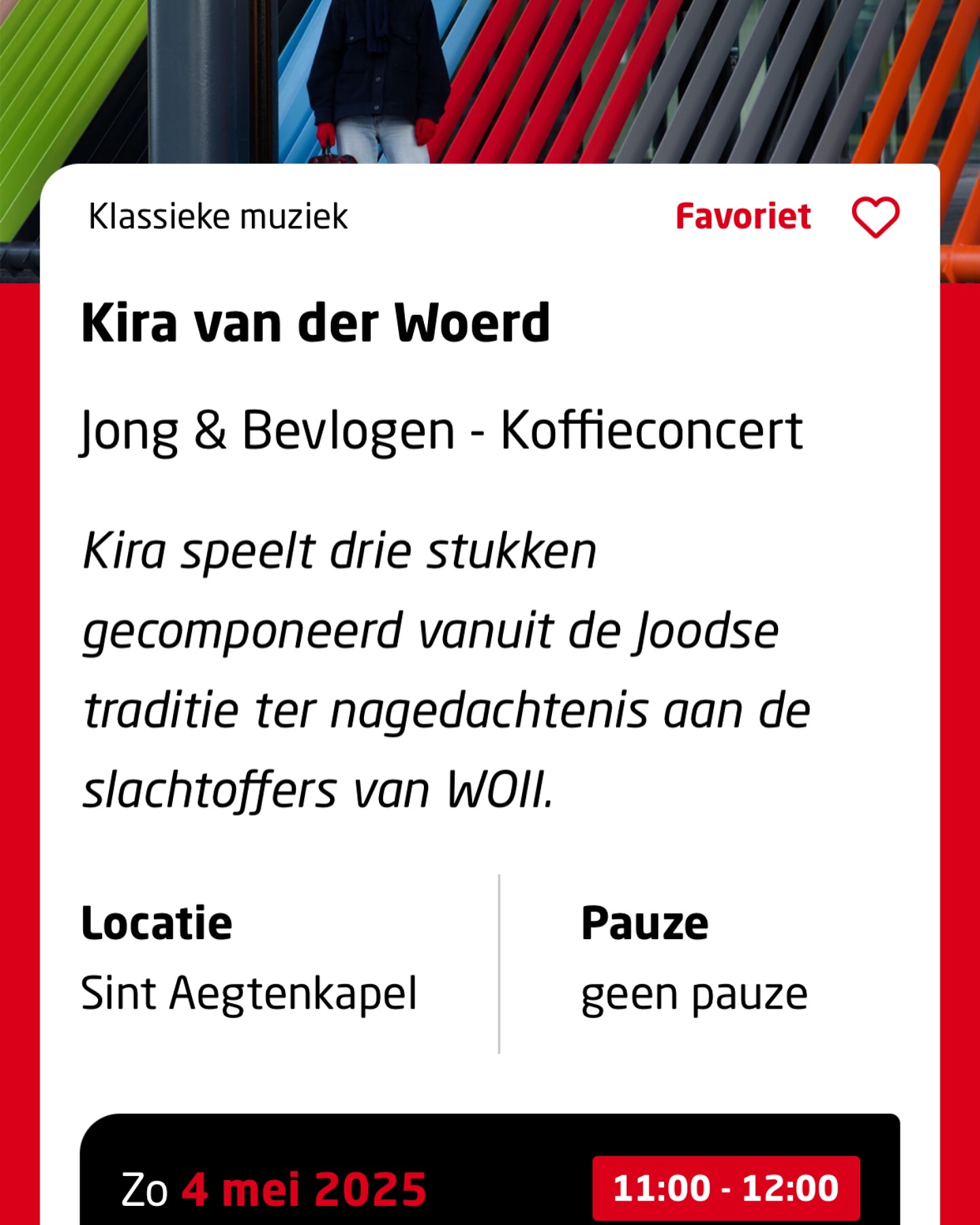 I never knew Prokofiev composed his First Violin Sonata from a Jewish tradition and I’m surprised the organizers seem to think that Kira, however talented she is, will be able to play that piece by herself, as the singular verb clearly indicates. Looks like I’ll have a free morning.
