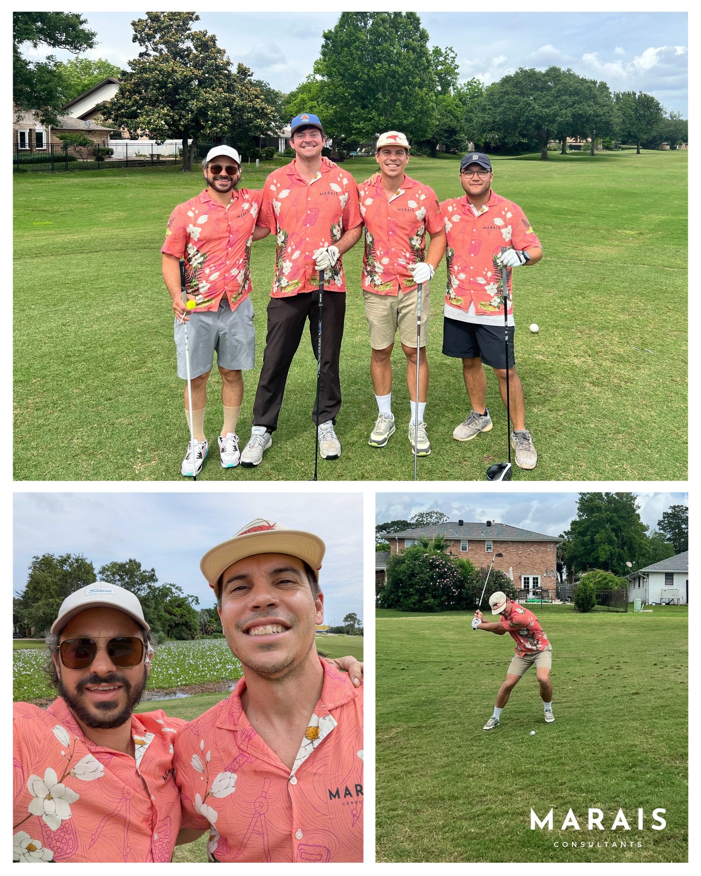 Our team was out on the green Friday for the ACI Louisiana Golf Tournament! Word on the street is that their matching Marais Hawaiian shirts definitely improved their game.
@concreteaci @chateaugcc #engineerlife