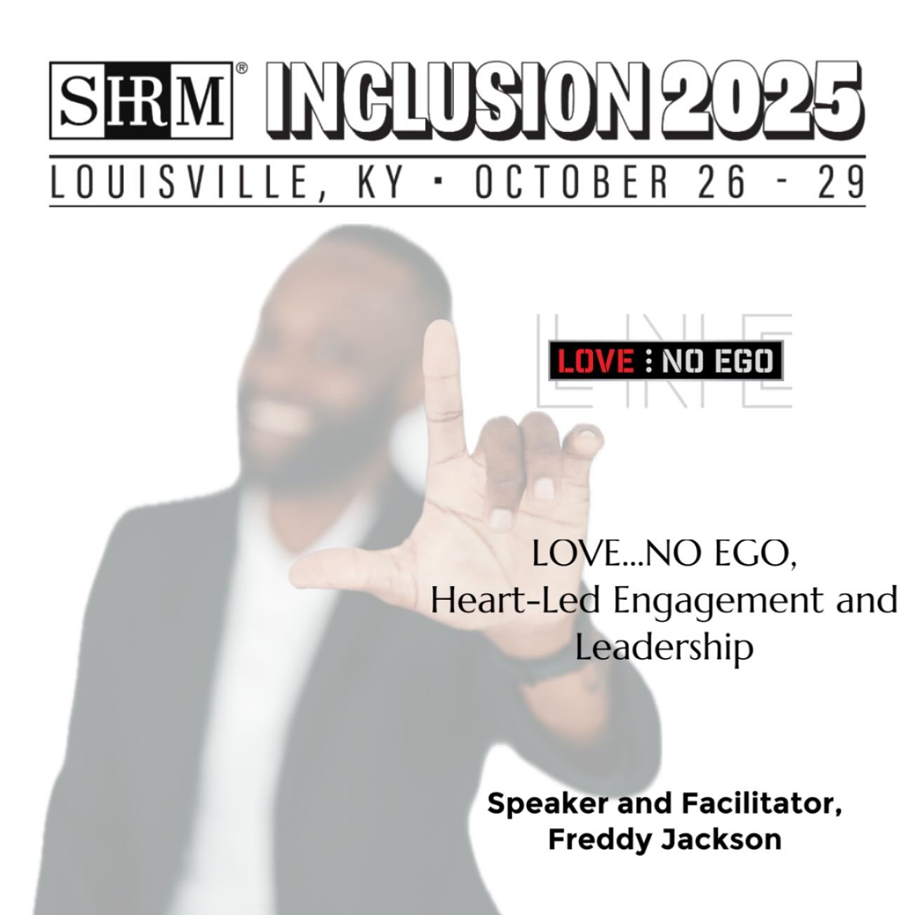 Thank you, @shrmofficial (SHRM)!…for bringing this message, Love…No Ego, Heart-Led Engagement and Leadership, to SHRM INCLUSION 2025!
Sharing and learning with some of the best!
Join us at SHRM INCLUSION 2025 where you will take away the tools, best practices, and actionable solutions to build a positive, inclusive, and innovative culture in your workplace. Not only will you gain knowledge on how to boost employee satisfaction, but you will also learn how to positively affect your organization’s bottom line and empower individuals to reach their full potential!
SHRM Inclussion 2025 Conference
Louisville, Kentucky! October 26-29. 2025!
More at https://store.shrm.org/SHRM-INCLUSION-2025
MR LNE- https://www.mrlovenoego.org/speakingevents
#lovenoego
#shrm #shrminclusion2025