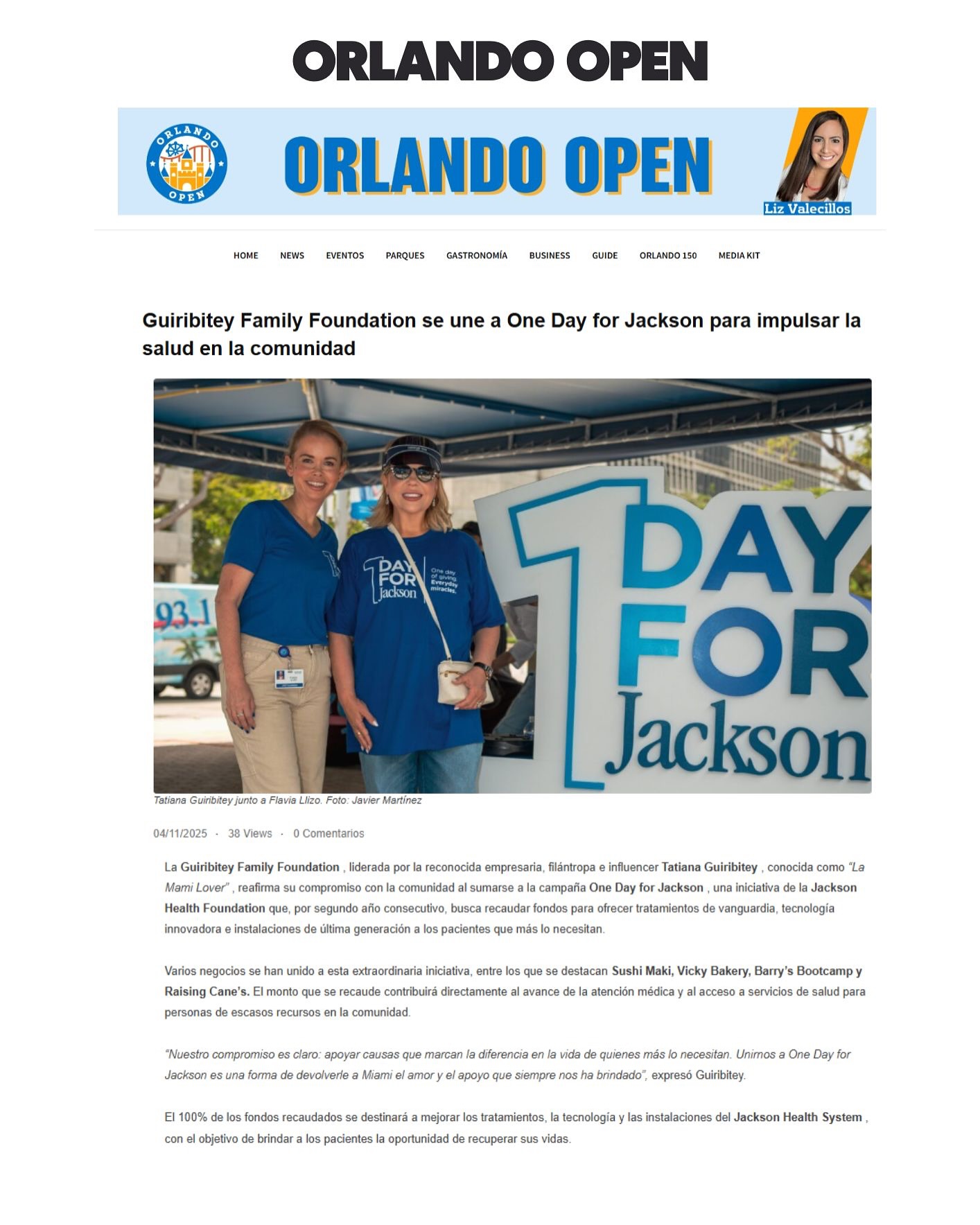 🇺🇸 Thank you to the media outlets that believe in our mission and amplify every step we take. Your support has been key in bringing visibility to our community and philanthropic work.
We continue planting hope, transforming lives, and building a better tomorrow—together!
#CommunityWork #PurposefulPhilanthropy #SocialImpact #VoicesThatInspire. 🇪🇸 Gracias a los medios de comunicación que creen en nuestra misión y se hacen eco de cada paso que damos. Su apoyo ha sido clave para visibilizar nuestro trabajo comunitario y filantrópico.
Seguimos sembrando esperanza, transformando vidas y construyendo un mejor mañana, ¡juntos!
#LaborComunitaria #FilantropíaConPropósito #ImpactoSocial #VocesQueInspiran
