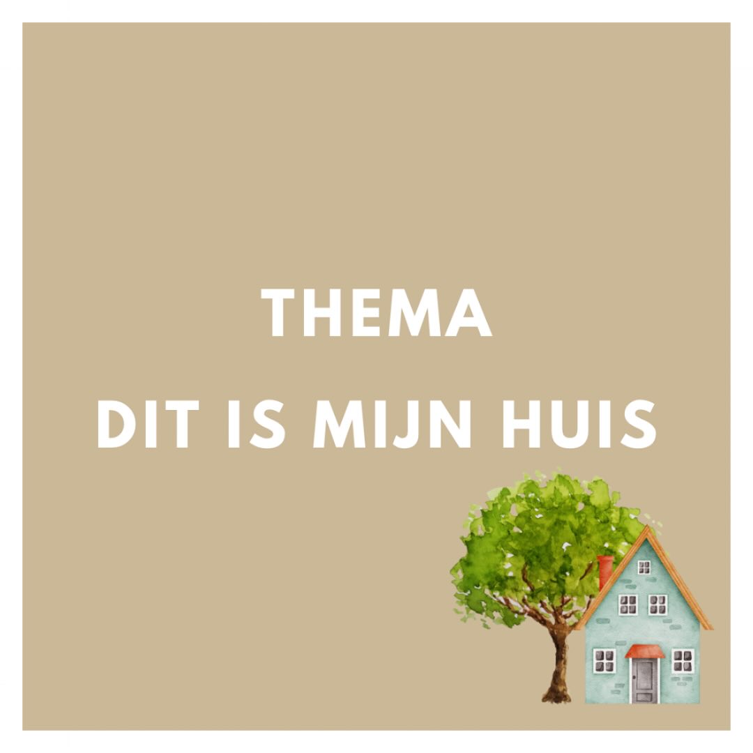 Deze weken duiken we in het thema “Dit is mijn huis”! We gaan samen ontdekken waar we wonen en wie er bij ons in huis woont. 🏡