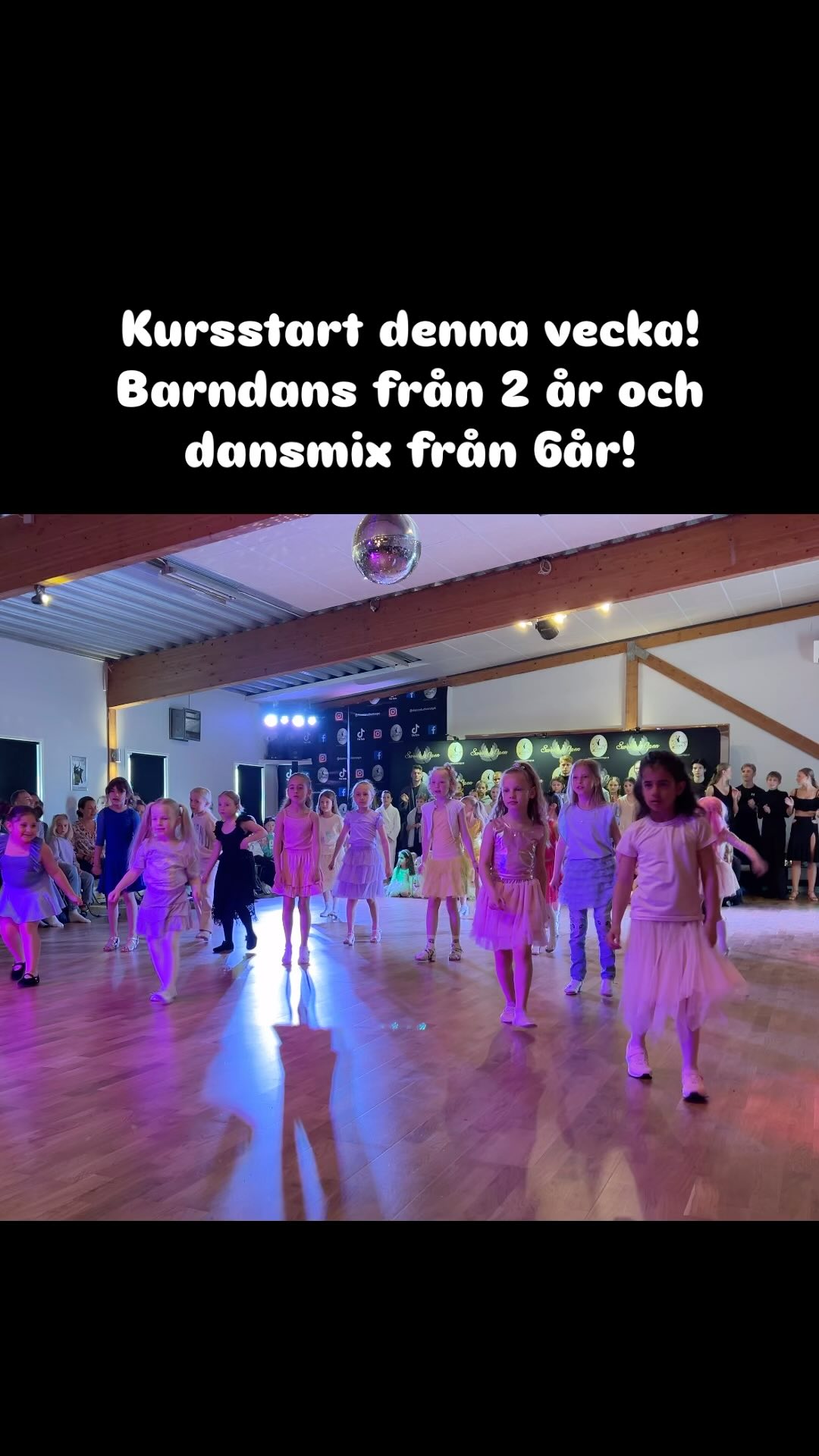 Vi erbjuder kurser från 2 år. #barndans #dansmix
