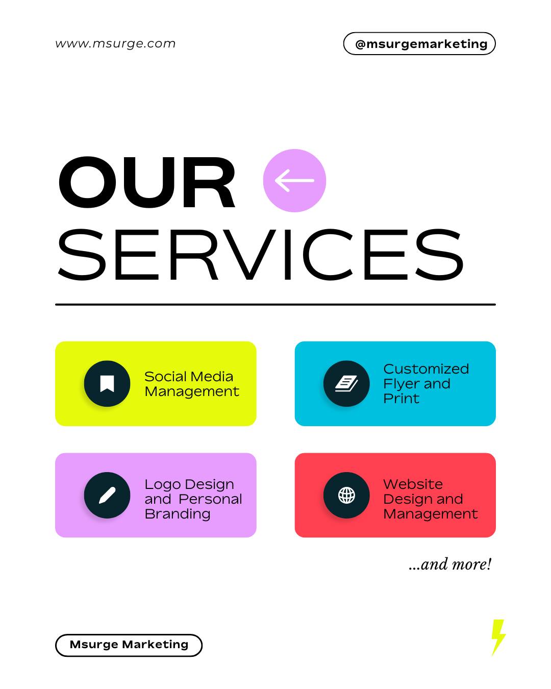 Your brand deserves to shine ✨ Book a free discovery call and let's chat about your vision and goals ➡️ www.msurge.com