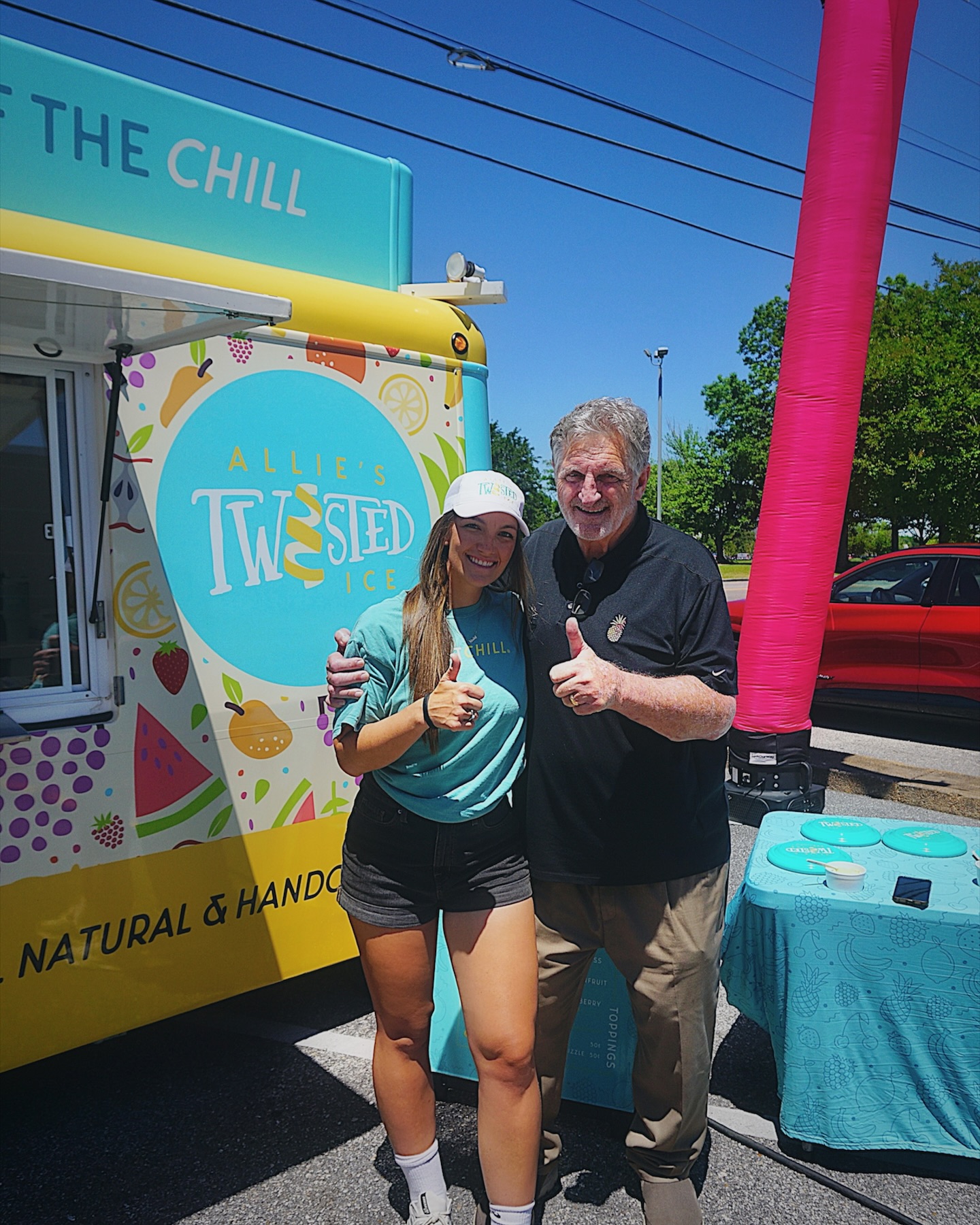 Grateful for an amazing opening weekend! Can’t wait to serve you all again next weekend! #happyscooping #twistedice