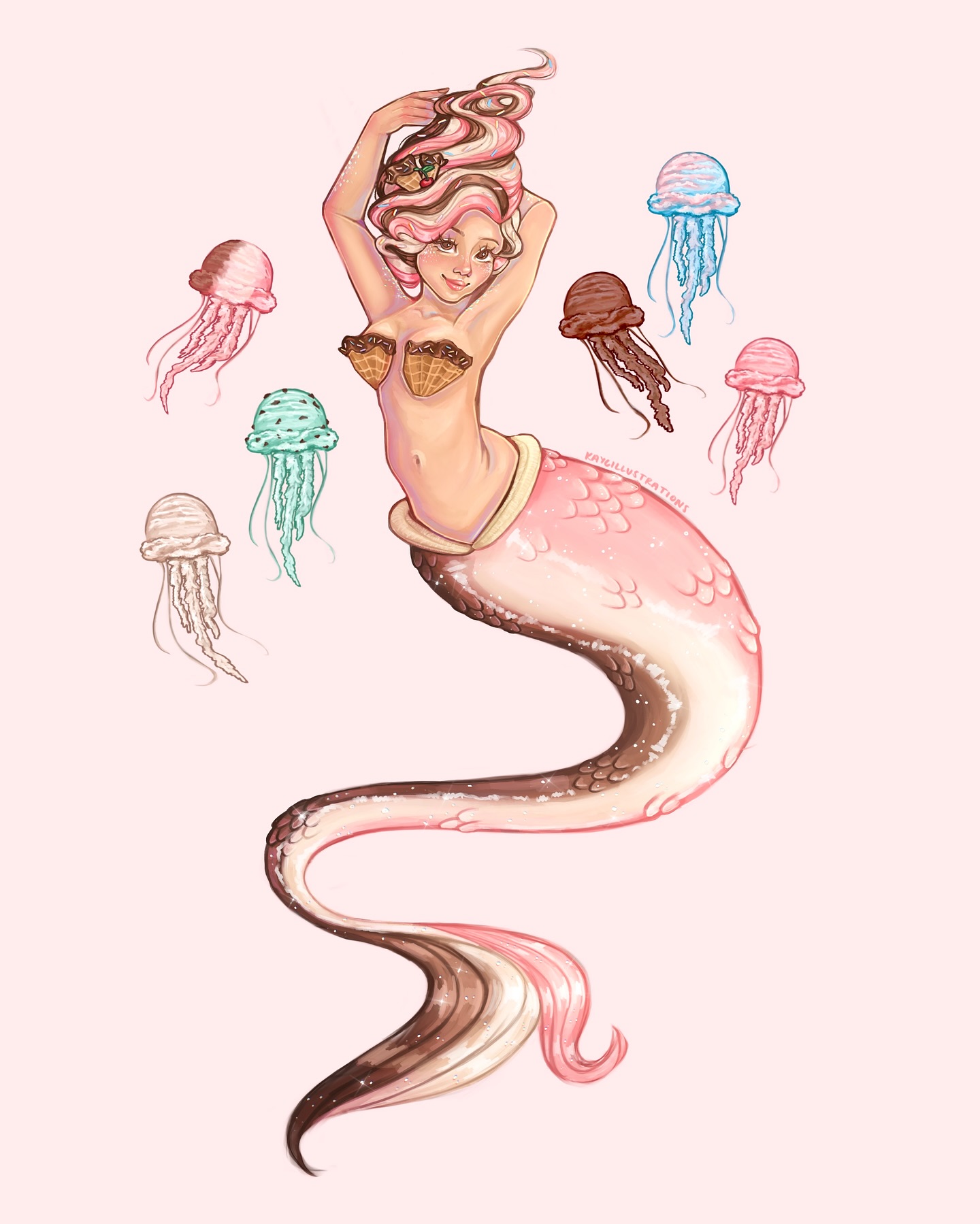 mermay day 6: sweet treat 🍦🍨
finally participating in mermay! 🧜🏼♀️ i could draw mermaids forever. i love anything ice cream themed so yk i had to do this one
🏷️
#mermay2025 #mermay #mermayday6 #mermaid #mermaidart #illustration #digitalart #artist #artistsoninstagram #digitalillustration #painting #art #artchallenge