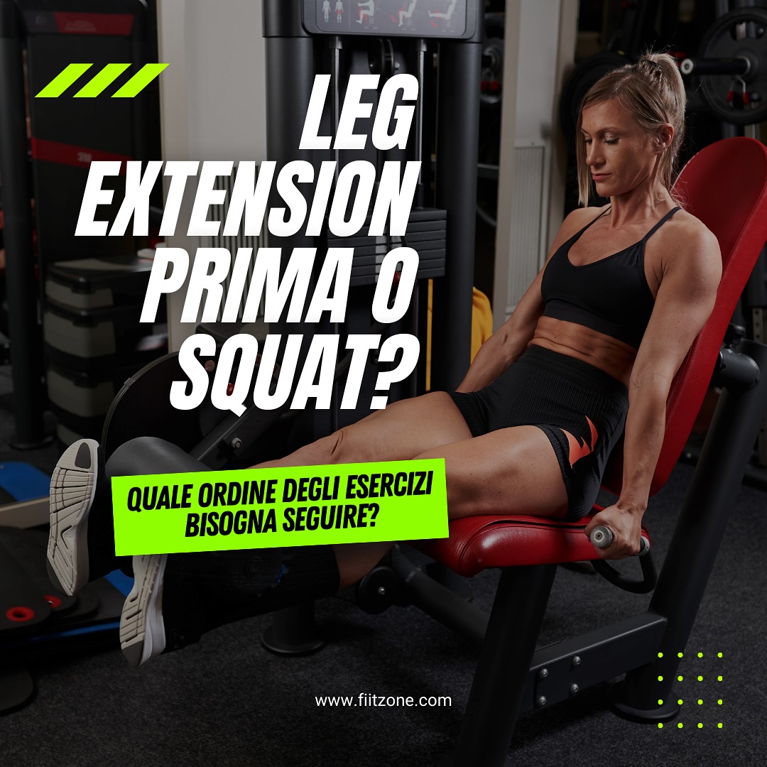 LEG EXTENSION PRIMA O SQUAT?
Ti sei mai chiesto quale sia l’ordine corretto degli esercizi per ottenere risultati migliori?
La risposta dipende dal tuo obiettivo!
➡️ Vuoi sviluppare forza e potenza? Fai prima gli esercizi multiarticolari come lo squat.
➡️ Vuoi isolare meglio il muscolo o pre-affaticarlo? Allora inizia con la leg extension.
Non esiste un’unica regola: l’importante è allenarti con intensità e strategia!
Scrivi nei commenti che ordine segui tu!
#fiitzone #allenamentogambe #legday #squat #legextension #workouttips #fitnesstraining #bodybuildingitalia