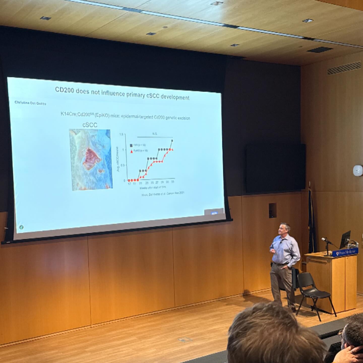 Thank you to David Owens (Columbia University) for speaking at Penn Derm on how skin cancers are formed.