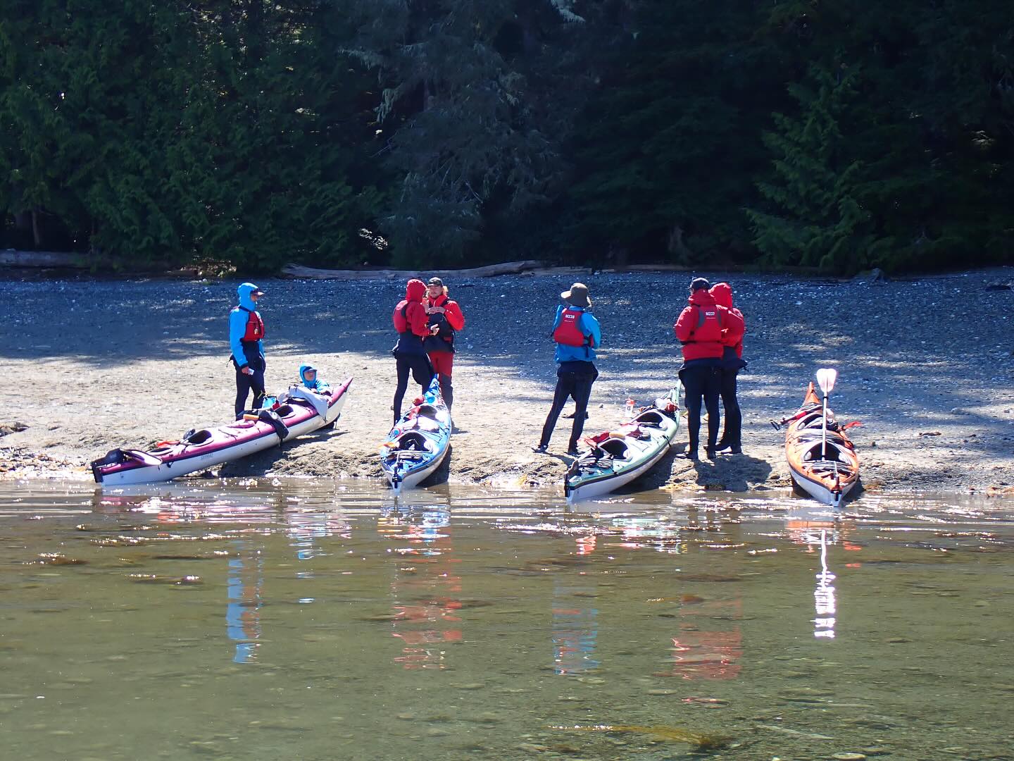 This past week was a sea kayak expedition with grade 10 students to the Broken Group islands on the south west coast of Vancouver Island. It was a hard start with strong head winds, waves, and wind driven rain. The weather eased up during the week for some beautiful sunsets, swimming in the cold North Pacific, viewing some amazing wildlife, and visiting cultural heritage sites in the national park.
The students had some powerful learning from dealing with adversity, the importance of supportive teams, and appreciating the beauty of these amazing places. I am also learning a ton as I continue to explore the areas where I now live and work.
@lendalna
@phseakayaks
@nrsweb
#outdoors #education #adventure #training #paddling #seakayaking #paddlesport #adventuresport