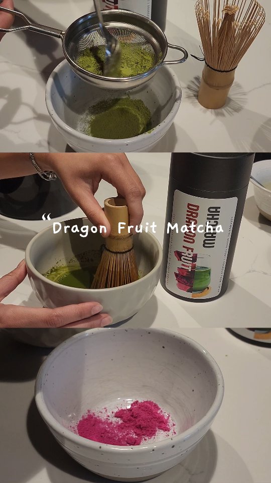 Get some dragon fruit matcha at www.kahawa.com.au