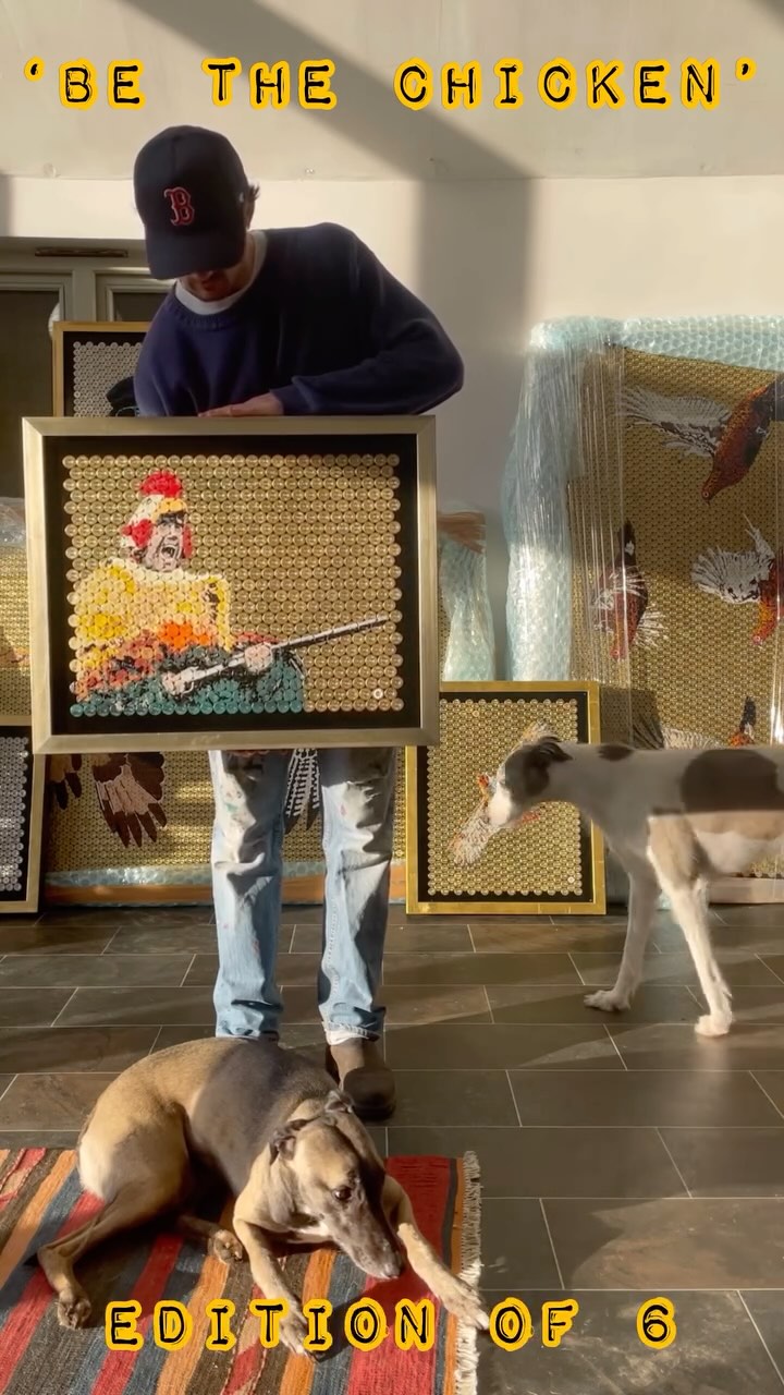 ‘Be The Chicken’ - Edition of 6
Daniel Ings (Freddie) in The Gentleman.
.
.
.
.
#shotgun #hunting #shooting #shotgunshell #spraypaint #netflix #netflixseries #thegentlemen #guyritchie #iconic #british #artwork #bespoke @guyritchie @maisonbontemps @kayascods @michaelinstavu @maxbeesley7 @peterserafinowicz @harrygoodwins