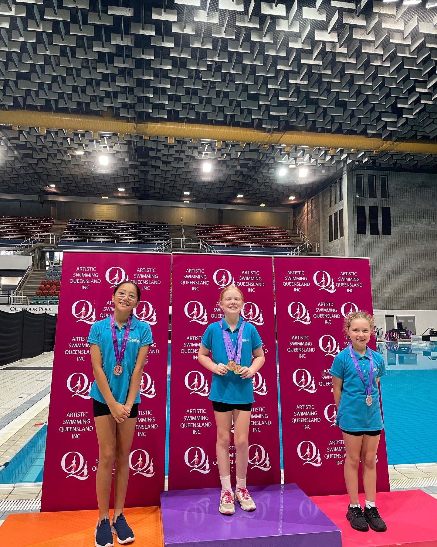 Such an incredible Queensland Artistic Swimming Championships 2025 - proud of our Aqualina athletes and coaches and their outstanding results! 🌟✨