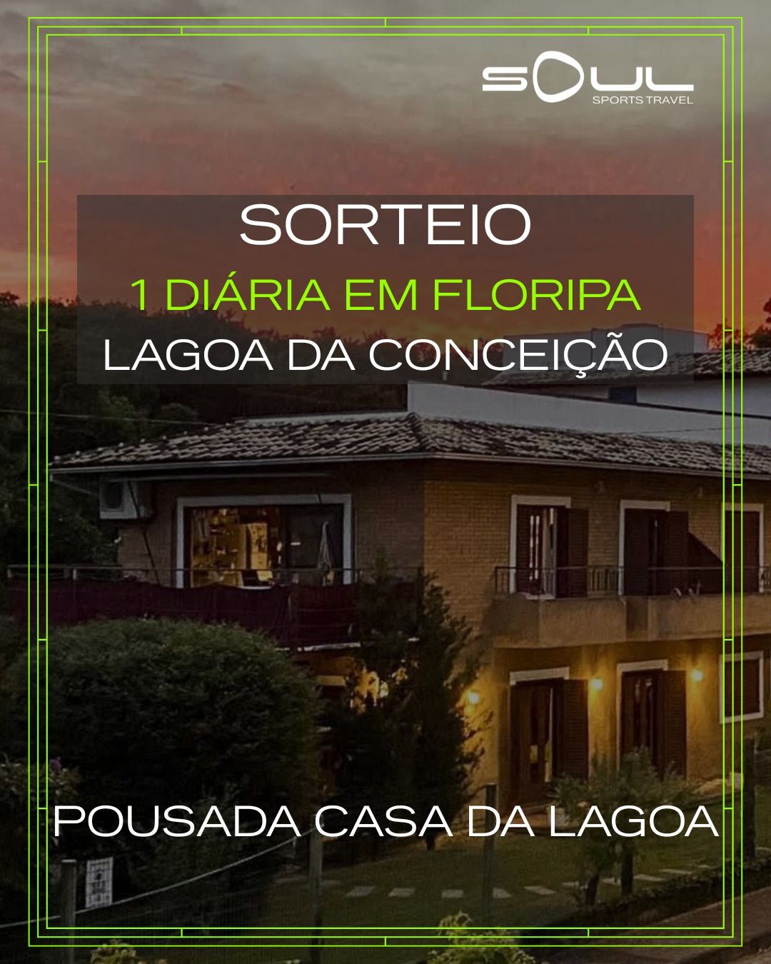 SORTEIO! A gente AMA a Ilha da Magia e quer que você viva um pedacinho desse paraíso com a gente! 🌞
Vamos sortear 1 diária para duas pessoas na Pousada Casa da Lagoa, que tem uma energia única, no coração da Lagoa da Conceição. É o momento perfeito para respirar fundo, se desconectar da rotina e curtir a vibe única de Floripa.
Se você ama a natureza, treinar, viajar e se reconectar com o que importa… esse sorteio é para você!
Para participar:
1- Siga @soulsportstravel e @pousadacasadalagoa
2- Curta este post
3- Marque nos comentários um(a) amigo(a) que merece curtir essa com você (quanto mais comentários, mais chances!)
4- Compartilhe nos stories e marque a gente
📅 Sorteio: 15/05/2025 nos stories
📍 A diária é válida até 30/09/2025 (qualquer dia, exceto feriados)
Quer saber mais sobre a pousada? Dá uma espiada no perfil: @pousadacasadalagoa
💬 A Soul Sports Travel é uma agência especializada em transformar provas em experiências inesquecíveis. De Floripa ao mundo, a gente te leva com leveza, confiança e propósito.
