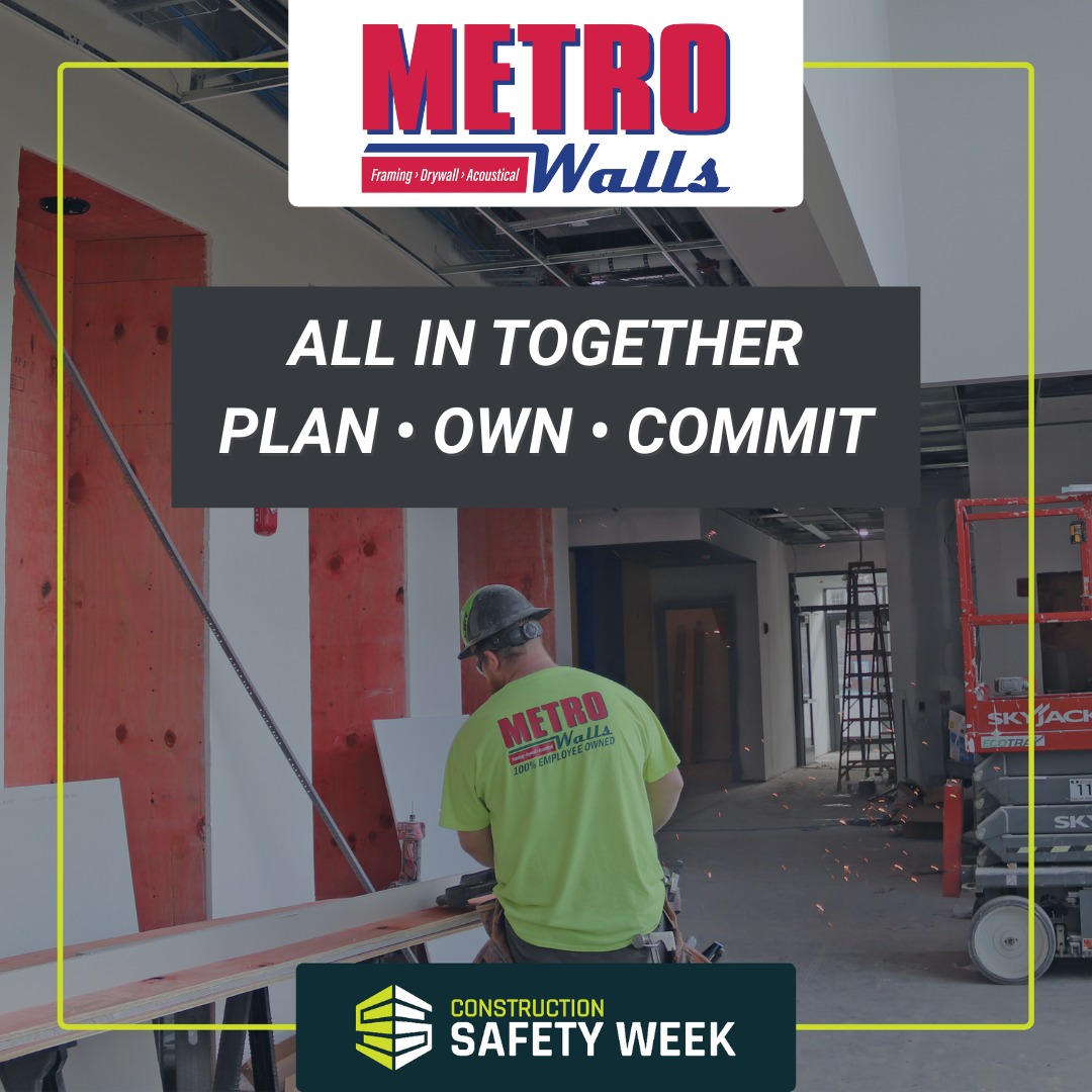 Today marks the start of Construction Safety Week! 🦺🚧
This year's theme is “All in Together,” a powerful reminder that safety is a shared responsibility. A strong safety environment starts each day with a solid plan, one that empowers everyone on site to bring their best and contribute to a safe and productive workplace.
Together, we can build a positive safety culture and ensure every worker goes home safe.
#constructionsafetyweek #safety #CSW2025