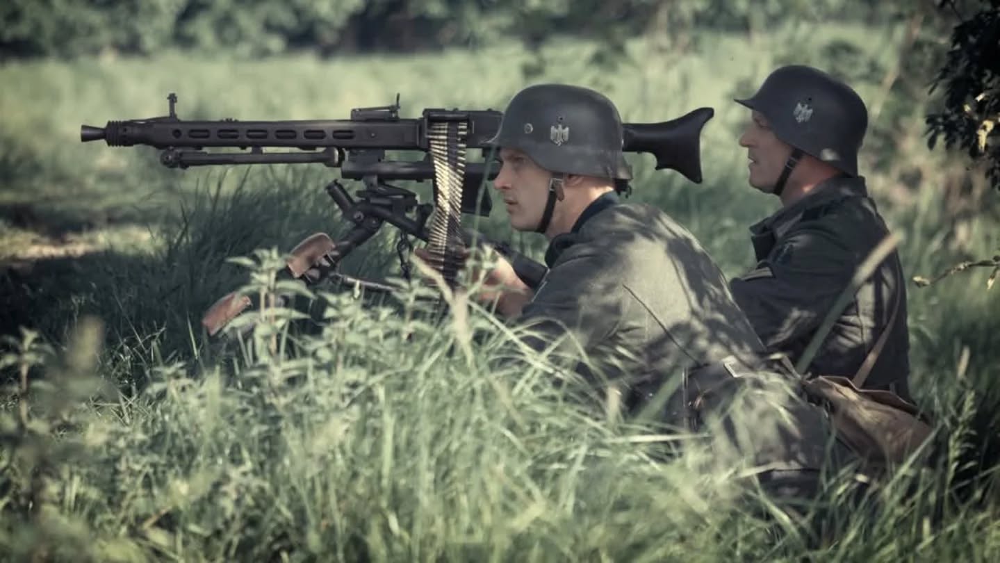 The mg crew keeping a lookout over a plain field. While laying on the edge of a hill!
Josh re-enactment photography. © All rights reserved.
➖➖➖➖➖➖
#krieg #reenactmentgear #ww2 #pioniere #drk #officer #germany #deutschland #austria #worldwar2 #heer #Funker #ww2reenactment #mountaintroops #gebirgsjäger #sanitäter #nonpolitical #edelweiss #gbj #gebirgsjager #reenactors #reenactment #german #soldier #sanitater #jager #ww2german #reenactor #panzeralarm
📸© @geb.jag.r.100
➖➖➖➖➖➖
🔎We are a Gebirgsjäger reenactment group stationed in the Netherlands. We mostly participate in events in Belgium, the Netherlands and Germany. If you are interested in joining our group, you can send us a message!
➖➖➖➖➖➖
© All copyright belong to their respective owners
➖➖➖➖➖➖
⚠️ This page is Non-political,
Any comment inciting hatred, discrimination or violence will be deleted
➖➖➖➖➖➖
✏ Comment and tag your friends!
➖➖➖➖➖➖
Check out my kameraden:
@gebirgs.sanitats.abtl.95
@helferinnen
@historicalwarfareinc
@the_dutch_historian
@die_gespenster
@edelweissgruppe