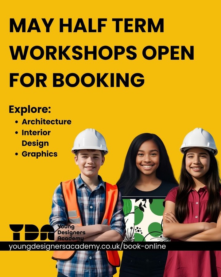 Due to popular demand – especially from students travelling from farther afield – we’re now offering two half-day workshops per day, which can be combined into a full-day experience.
Book both sessions on the same day and receive a £10 discount!
Workshop Line-up:
27th May – Architecture Day
Morning: Design a striking high-rise
Afternoon: Create detailed, people-focused spaces
→ Combine both for a complete journey from macro to micro in architecture.
28th May – Interior Design & Architecture
Morning: Craft the look and feel of a restaurant
Afternoon: Design staircases, walls, and spatial layouts in a loft apartment
→ A full day focused on spatial and interior design.
29th May – Graphics Day
Morning: Turn nature-inspired sketches into digital illustrations
Afternoon: Apply your designs to clothing and product mock-ups
→ A full-day experience in creative graphics and design application.
This format continues into our Summer Holiday Workshops, with exciting new topics such as fashion, product design, illustration, and more.
Spaces are limited – book now to avoid disappointment!
#CreativeWorkshops #DesignForTeens #ArchitectureDay #InteriorDesignWorkshop #GraphicsWorkshop #TeenCreativity #DesignJourney #ArtAndDesign #FullDayWorkshop #SummerWorkshops #BookNow #StudentDesigners