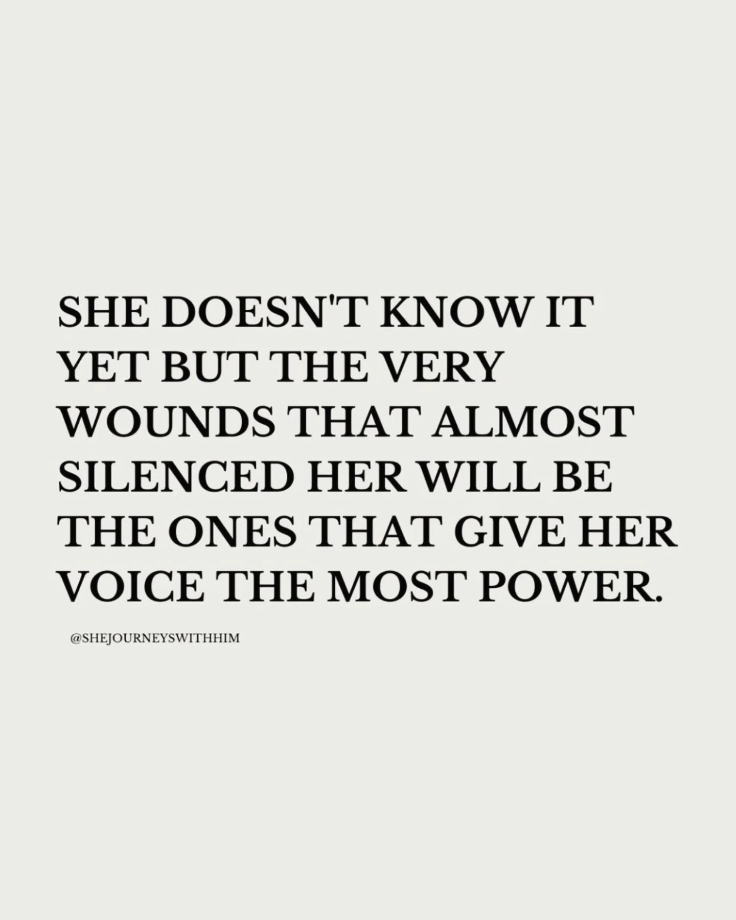 "Your wounds will someday make sense."... en dag gir' det hele mening 🌱