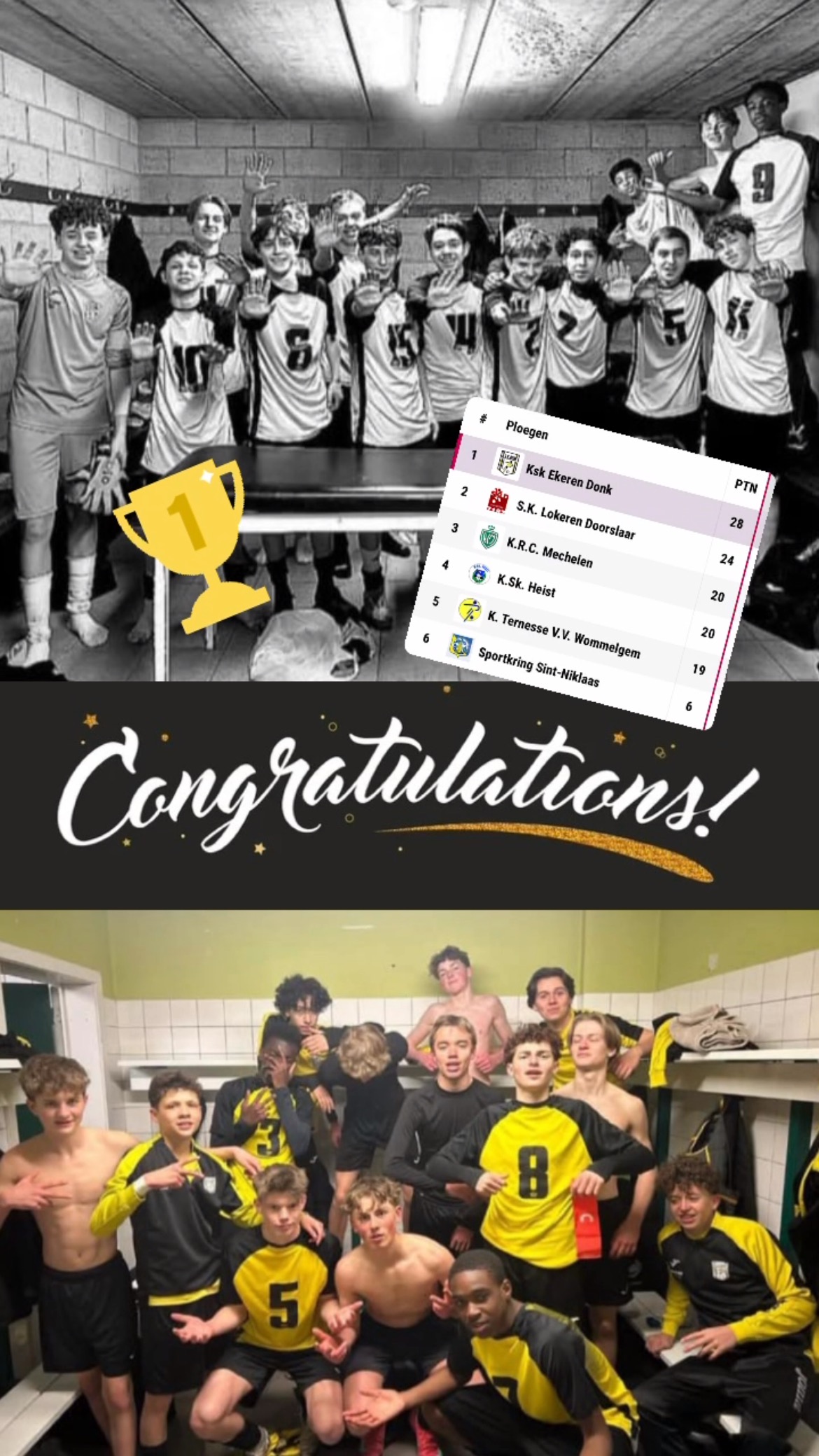 Dikke proficiat aan onze gasten van u16!
Kampioenen!
#kskekerendonk #oneteam #onedream #proud #u16 #thefutureisnow