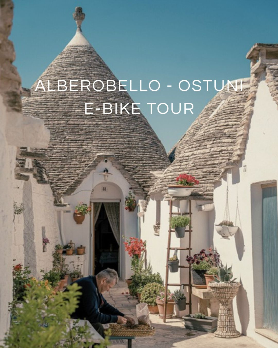Two wheels. A thousand stories.
Glide through Puglia’s poetic heart — where whitewashed alleys lead to silent arches, trulli hold centuries of craft, and time moves with intention.
Our exclusive e-bike tour through Ostuni and Alberobello it’s an immersion into beauty that doesn’t try too hard.
The kind that lingers in the scent of stone walls warmed by the sun, in the quiet gaze of an artisan at work, and in landscapes where every curve invites you to slow down.
🚴♀️ Tailored for the sophisticated traveler
🏛️ Rooted in tradition
🍃 Surrounded by timeless nature
✨ Designed for those who seek meaning in the details
This is how you experience Italy — not just see it.
At your pace. In your style.
#pugliabikeexperience #leccebiketour #pugliabikerental #cyclinginpuglia #publiabiketours #hikingpuglia #luxurytravelitaly #leccebikerental #slowtravelpuglia #pugliahikingtour #pugliabiketour #pugliaadventures