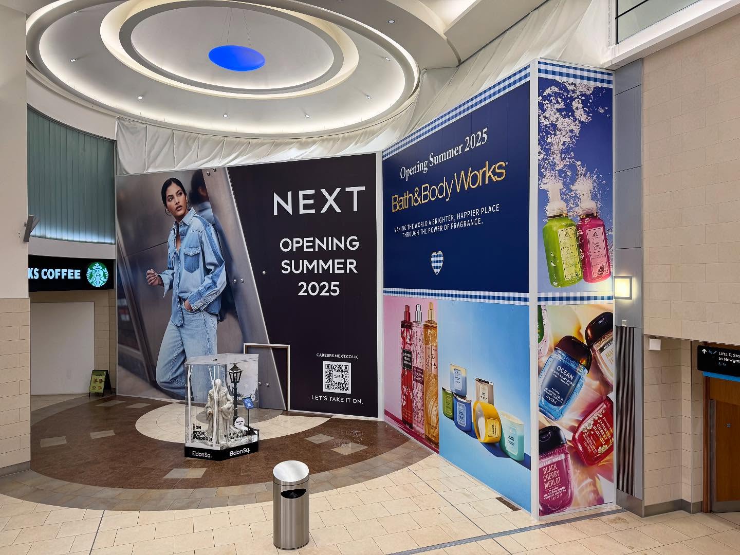 Next Eldon Square Hoarding. #graphics #installations #retail #hoarding #hoardings #newcastle