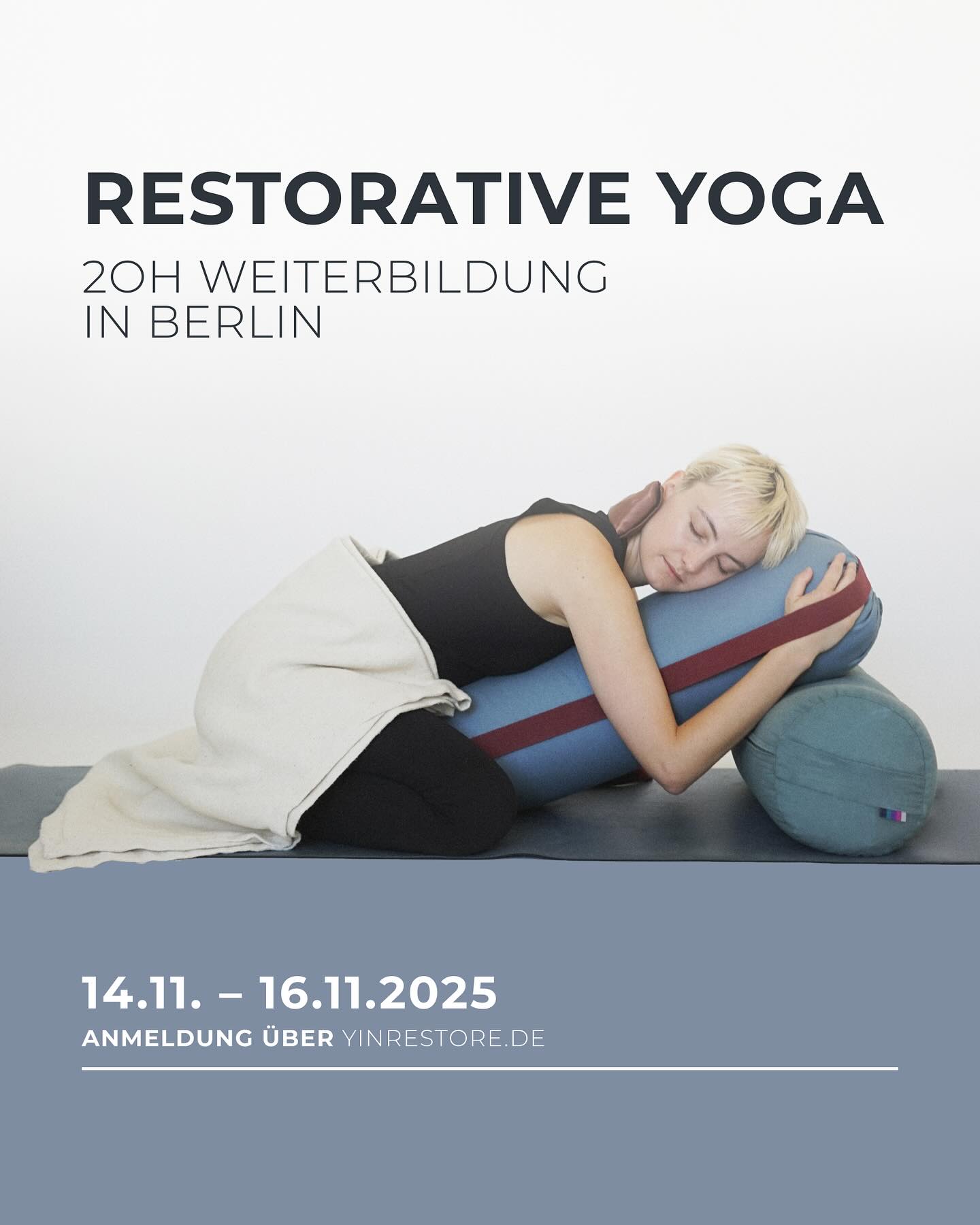 📣 Restorative Yoga Weiterbildung in Berlin:
14.–16. November 2025 🧘♀️✨
In einer Welt voller Reize und ständiger Aktivität ist Restorative Yoga ein radikaler Akt.
🌿 Das Besondere an der Weiterbildung:
✨ Direkte Impulse aus der Tradition von Judith Hanson Lasater – authentische Techniken der Pionierin des Restorative Yoga.
✨ Psychologische Ansätze – verstehe das Nervensystem aus einer fundierten Perspektive.
✨ Kleine Gruppen (max. 12 Teilnehmende) – intensive Betreuung und persönliches Feedback für jede:n.
✨ Exklusiver Studio-Ort – ruhige Atmosphäre im Herzen von Berlin.
✨ Hochwertiges Handout mit Illustrationen und Erklärungen.
✨ Betreuung über die Weiterbildung hinaus – Online-Follow-up-Termin 3 Monate später, um deine Fragen zu klären.
Nach der Weiterbildung erhältst du ein Zertifikat, das dir die Teilnahme an der 20h-Weiterbildung bescheinigt.
📍 Berlin @yoga.ist.lea.yoga
📅 14.–16. November 2025
💶 440 € bis 31. Juli, danach 480 €
📥 Alle Infos & Anmeldung über den Link in meiner Bio!
#restorativeyoga #yogaausbildung#yogaausbildungdeutschland#yogaberlin#restorativeyoga#restorativeyogateacher