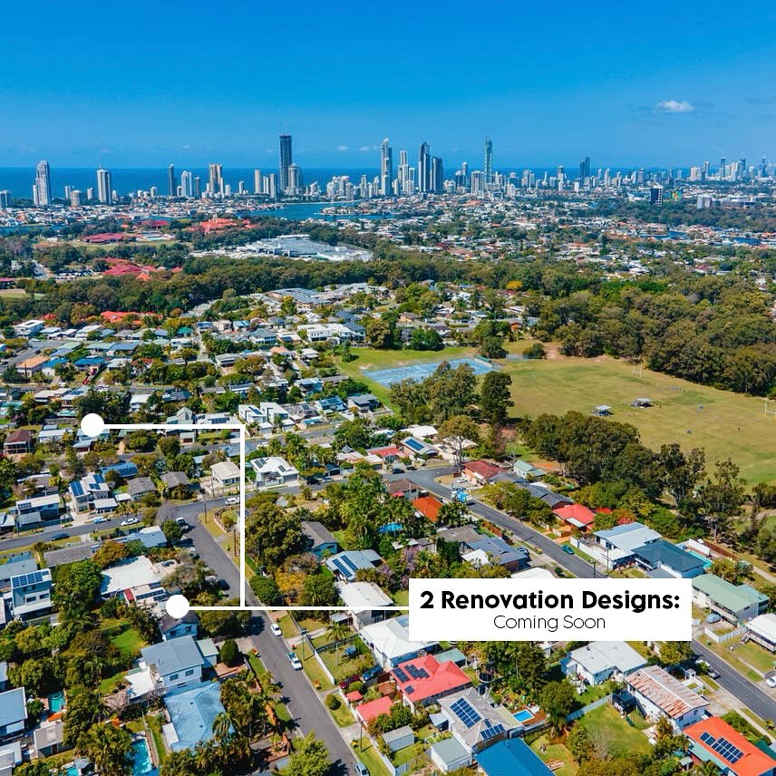 Within 200m of each other in Southport, just west of #ferryroadmarkets.
It’s been interesting to see the similarities of the original 60s and 70s builds and how the homes have been adapted since then by their various owners.
While the two design briefs are totally different, we have created 3 or more concept plan schemes for each, to reveal the key potential strategies for expanding and enhancing their homes.
Both pairs of clients are looking forward to:
- New larger Modern kitchens
- New larger Master Bedrooms
- New Ensuites and/or bathroom(s)
- New Laundry and utility areas
- New Multipurpose Rooms
- New Covered Alfresco with views to
- New swimming pools
- Open Plan flow
- Calm Coastal styling
- Passive Solar Design
- Exterior Makeovers
#goldcoastrenovations #southportrenovation #coastalrenovation