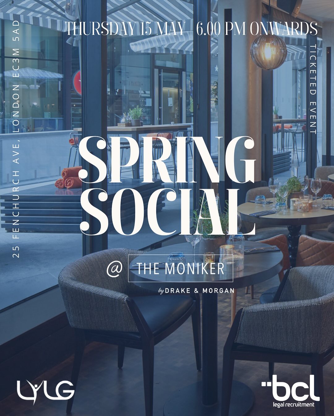 Join us for our Spring Social event which is being held at The Moniker 🌸
This event will be a perfect opportunity to unwind after work and connect with others in our industry. Not only will you be able to grow your knowledge by interacting with others but you’ll also be able to build your professional network.
Date: Thursday 15 May 2025
Time: 18:00pm onwards
Location: The Moniker, 25 Fenchurch Street
Tickets: LYLG Members (Free) Non-LYLG Members £5
In order to grab your ticket, please message us via our instagram social or by emailing us @ committee@lylg.org.uk. Tickets will be on a first come first serve basis.
This event is kindly being sponsored by @bcllegallife
#springsocial #legalnetworking