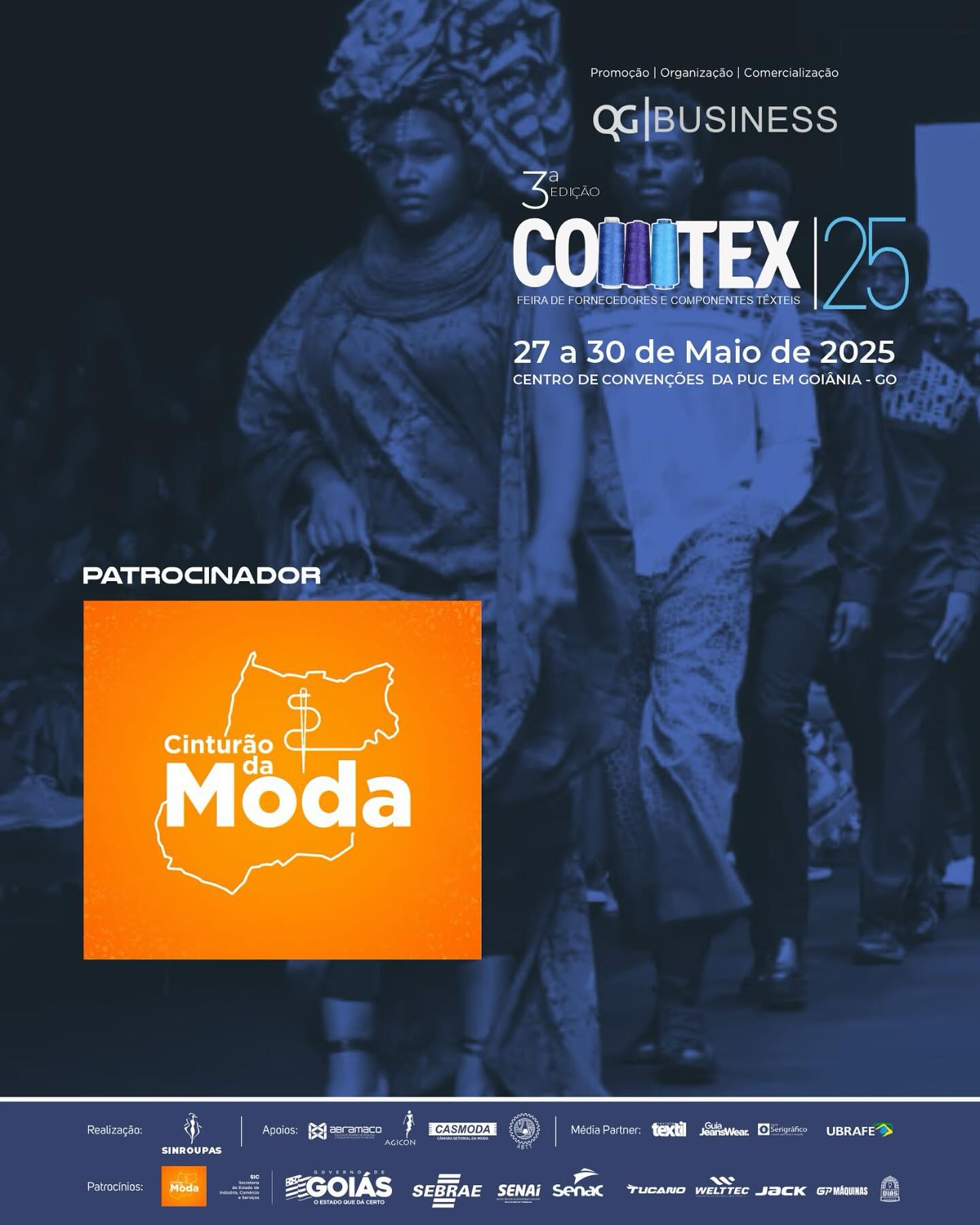 👗✨ O Cinturão da Moda Goiás é patrocinador oficial da COMTEX 2025!
💪🤝 Com esse apoio, fortalecemos o setor têxtil do Centro-Oeste, conectando indústrias, estilistas e fornecedores para gerar novas parcerias comerciais.
🌎🚀 Juntos, consolidamos Goiânia como polo criativo e inovador na moda!
🎟️✨ Você é nosso convidado especial: venha conhecer as últimas tendências e tecnologias têxteis de 27 a 30 de maio, no Centro de Convenções da PUC Goiás!
#COMTEX2025 #ModaGO #Textil #Inovação #Goiânia #FashionTech #ApoioLocal #Networking 🧵🎉