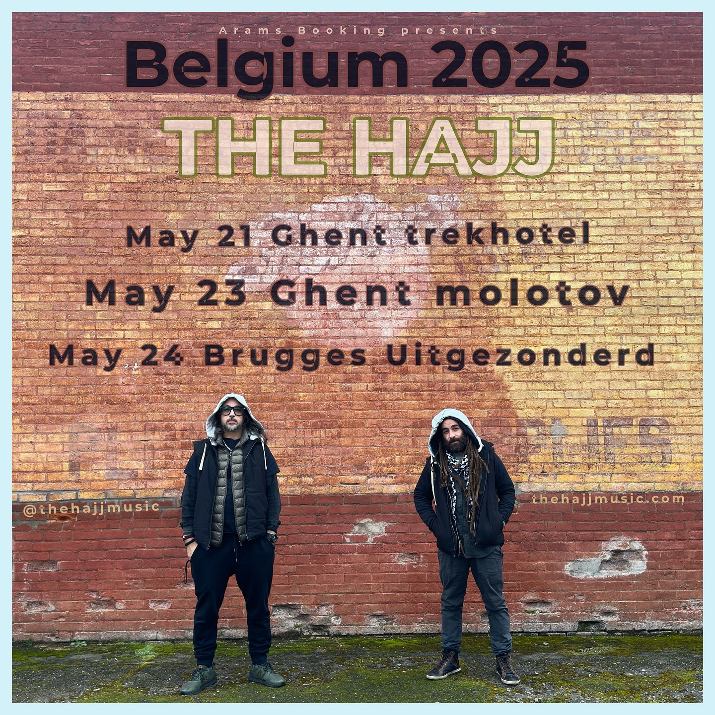 You read that right!!
Belgium we are coming for you in two weeks!!
Looking forward to seeing old friends and meeting new ones!
#thehajjmusic #belgiumtour #belgium #tour #music
📸 credit: @brownxboardofeducation