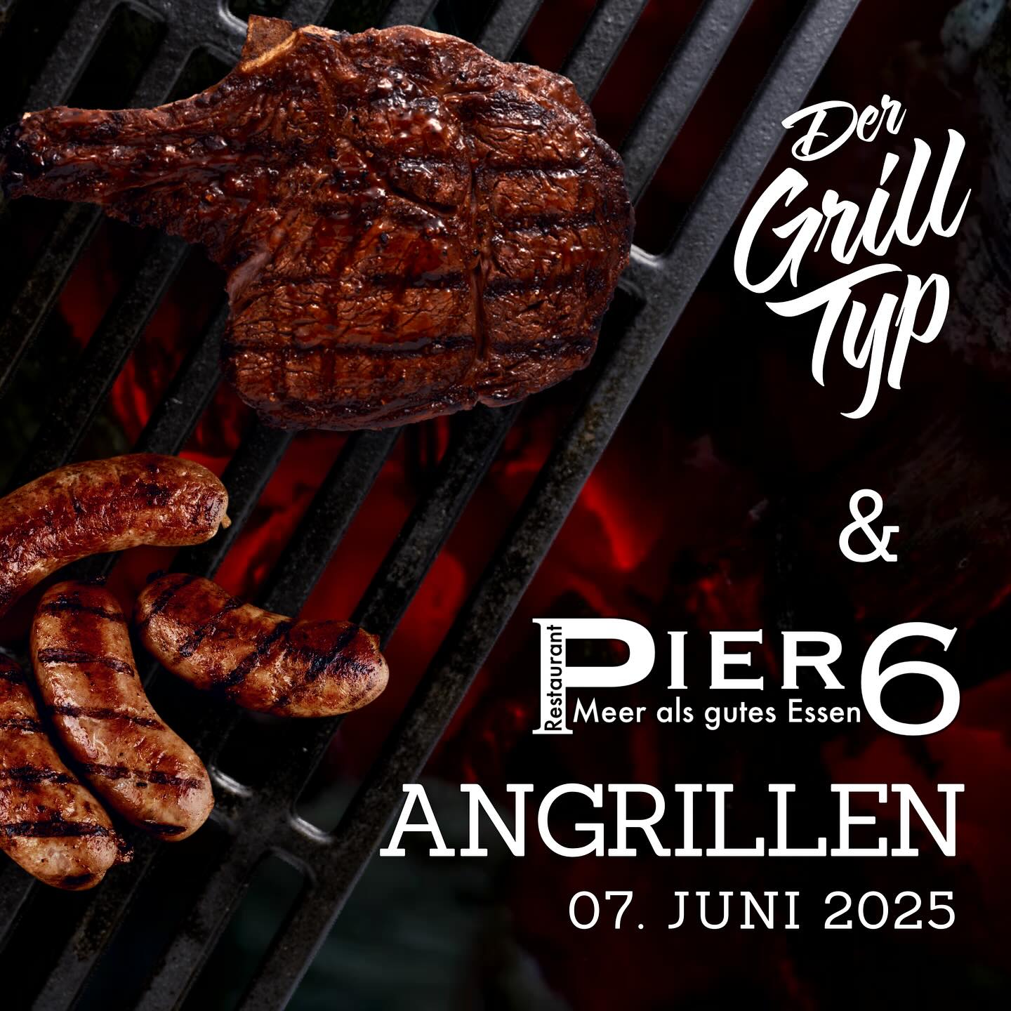 Angrillen, dass heißt in gemütlicher Runde um das Feuer stehen, trinken, essen, sich unterhalten. In dieser Runde verstärkt uns Jannik Vinke, alias “Der Grilltyp”, um unsere Gäste mit Tipps, Tricks und Leckereien am und vom Grill zu versorgen.
#pier6 #bbq #grillen #grilltyp