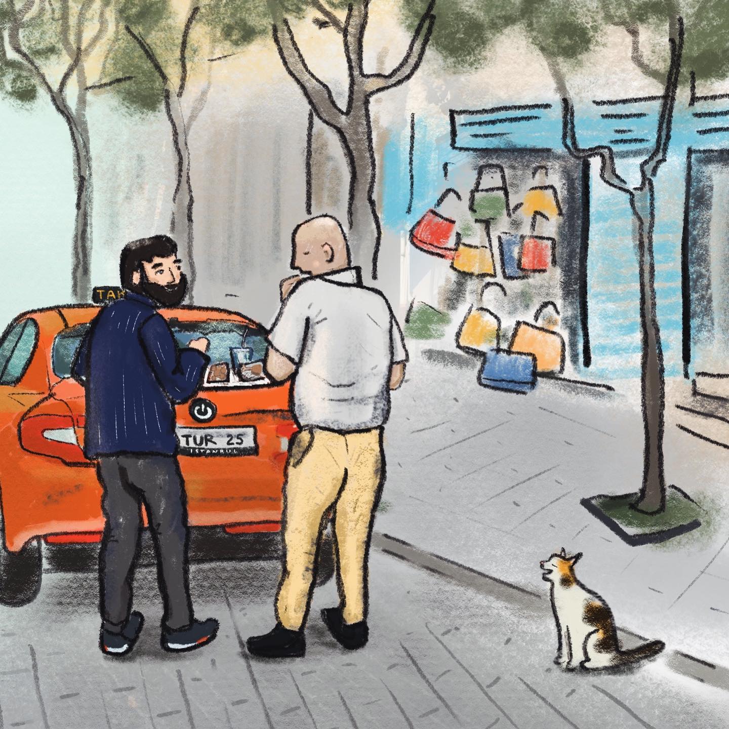 Sketch from the photo and some life sketches
#Istanbul #turkey #sketchbook