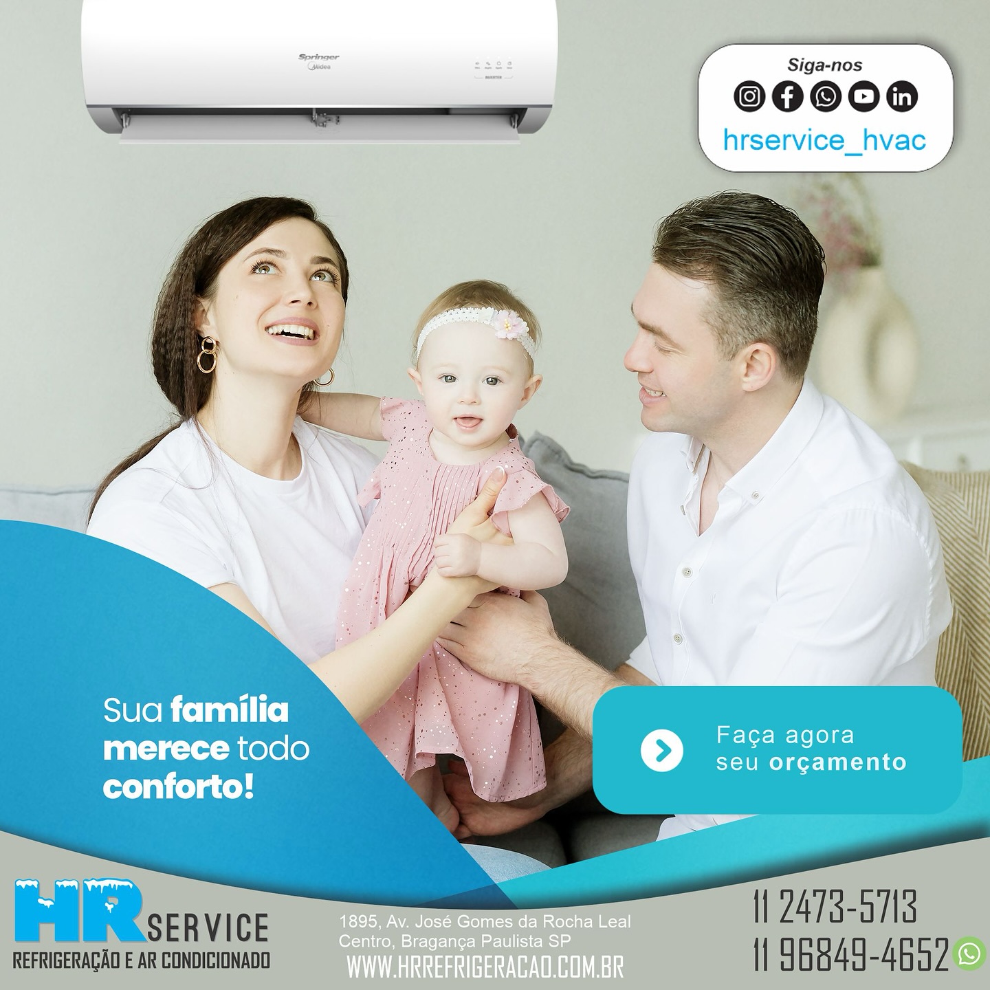 ❄️ Sua família merece o conforto que só um ar-condicionado pode oferecer! 🏡✨
Não espere o calor apertar! Invista agora em qualidade de vida para quem você mais ama. 💙
📞 Faça seu orçamento sem compromisso e descubra como é fácil transformar sua casa em um ambiente fresquinho, tranquilo e perfeito para todos os momentos.
✅ Instalação profissional
✅ Equipamentos modernos e econômicos
✅ Atendimento rápido e personalizado
#arcondicionado #confortoemcasa #orçamentoarcondicionado #familiafeliz #climatizaçãoresidencial