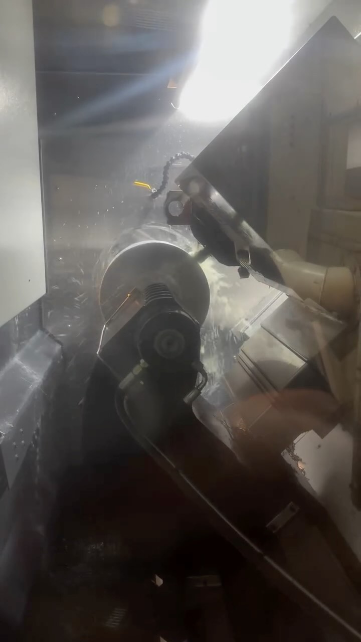 Heavy duty cnc work OD 500mm @saggugearbox @saggugeartech ⚙️ #cnc#heavyduty#metalcutting#technology