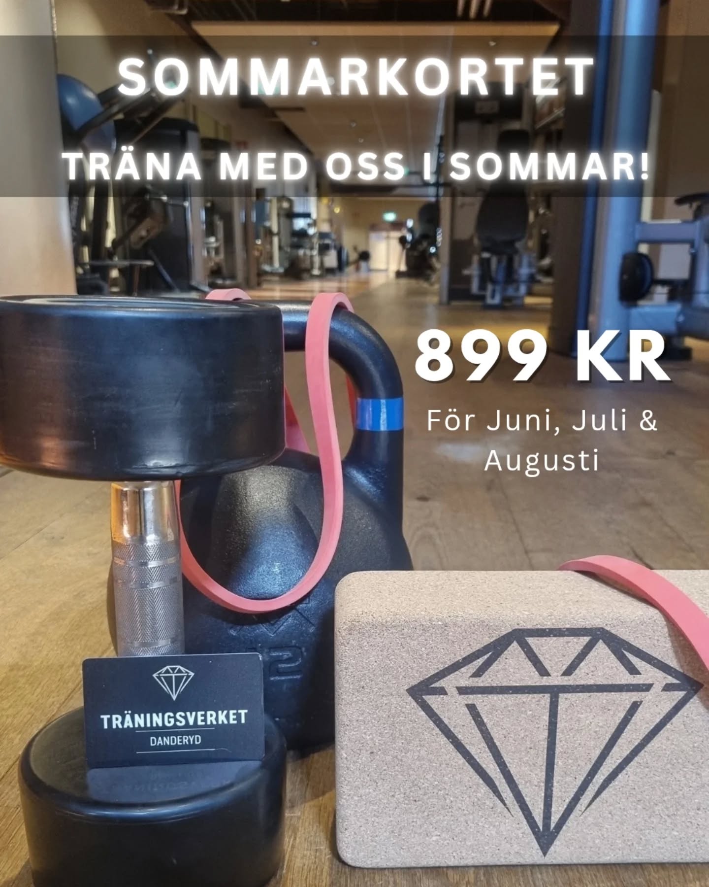 Sommaren rullar allt närmare och det är dags att plocka fram sommarkortet!
Under juni, juli och augusti får du ett medlemskap för endast 899 kr!
Sprid och förstärk till nära och kära som behöver ge sin kropp omtanke och kärlek även fast de kanske inte vet om det än!
Hoppas vi ses!
#tränaförattbligammal
#träningsverketdanderyd
#sommarkortet
#sommar
#gym
#hälsa
#välmående
#mentalträning
#personligträning