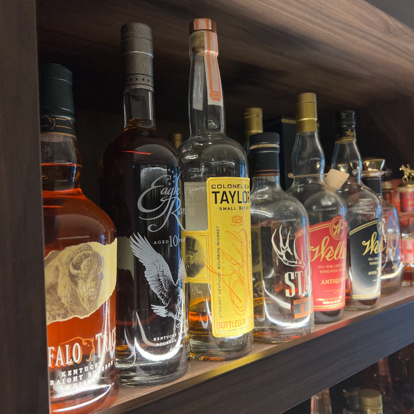 Not a bad line up of Buffalo Trace Distillery bottles at @bar.tersg 🥃 Check out this new bar and shop on South Bridge Rd. Also great selection of aged rums, hard to find single malts, and loads more 🙌