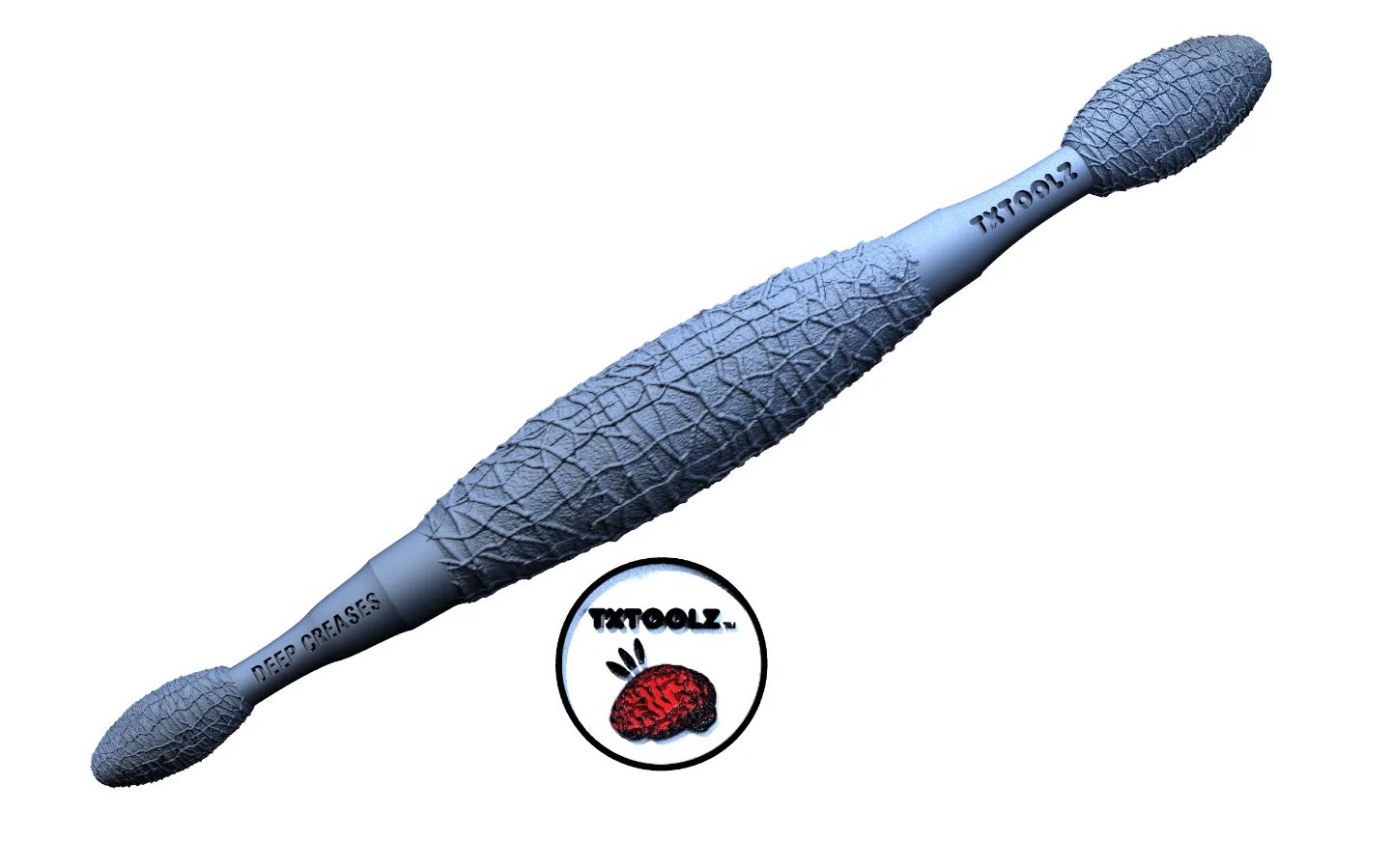 Deep Creases
Made for those brutal folds, deep aging, and tension-packed details.
This one digs in hard.
#sculptingtools #texturetools #fxsculpting #creaturedesign #practicaleffects #txtoolz #specialeffects #wip #organicsculpting #horrorart #prostheticmakeup #monstermaker #claytools
