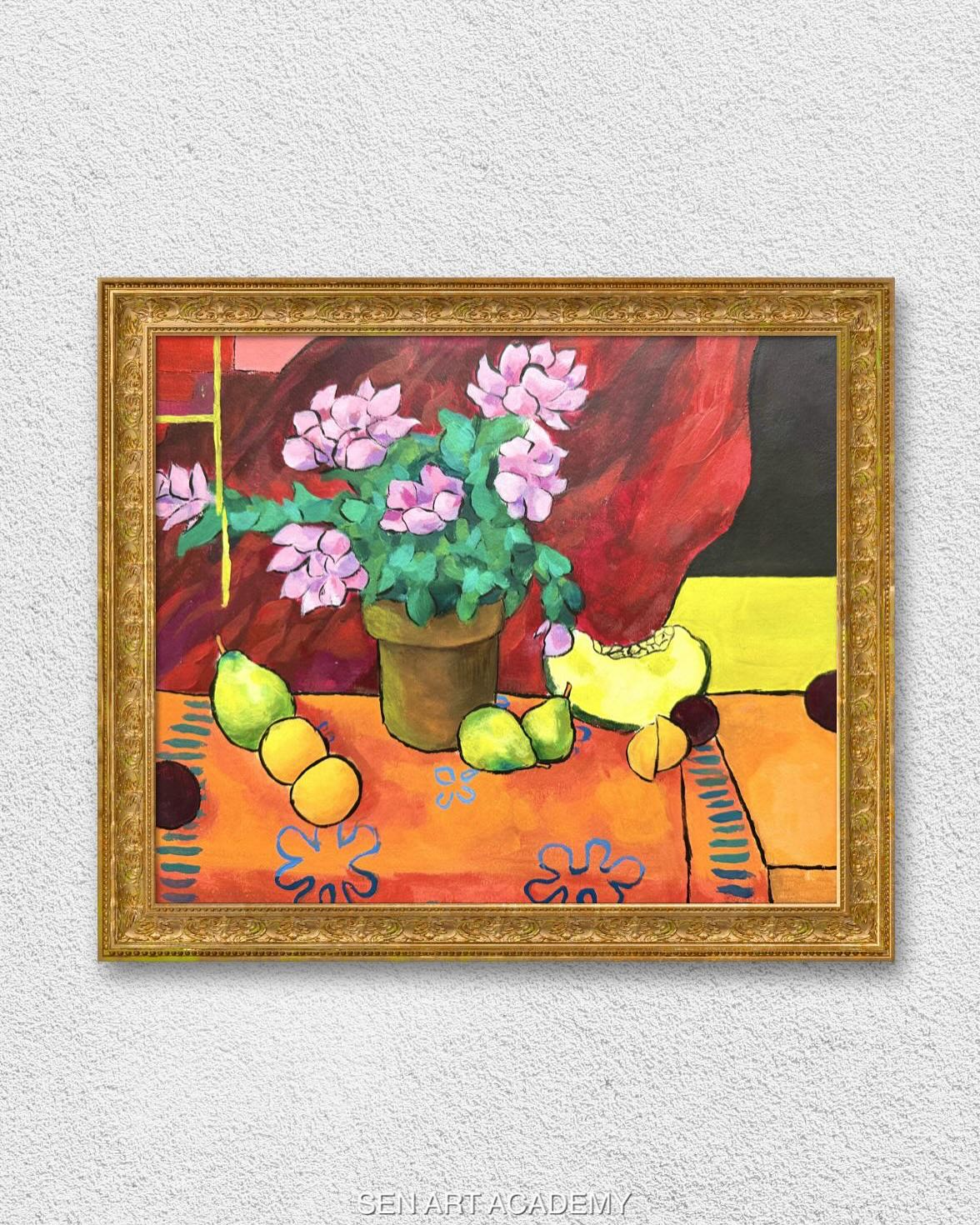 Building Space with Color ✨
In this Color Class session, our student created a stunning acrylic still life featuring fabric, flowers, and scattered fruits. The focus of the lesson was on learning composition and how to use color to express depth, light, and shadow. What may look like a simple arrangement is actually a rich exercise in color blending, spatial awareness, and artistic observation. Fun, structured, and full of creative discovery!
🎨🎨🎨
LEARN ART, SEN ART.
(all the drawings and paintings show on our ins are create by our art tutor or student)
#artnewzeland #art #artstudy #artstudio#artworld #artauckland #artist #artclass #artcourse #artistsoninstagram #artnz #nzart #artteaching #artwork #artstudent#artacademy #artstudio #auckland #artstudent#studentwork #artist #artlover