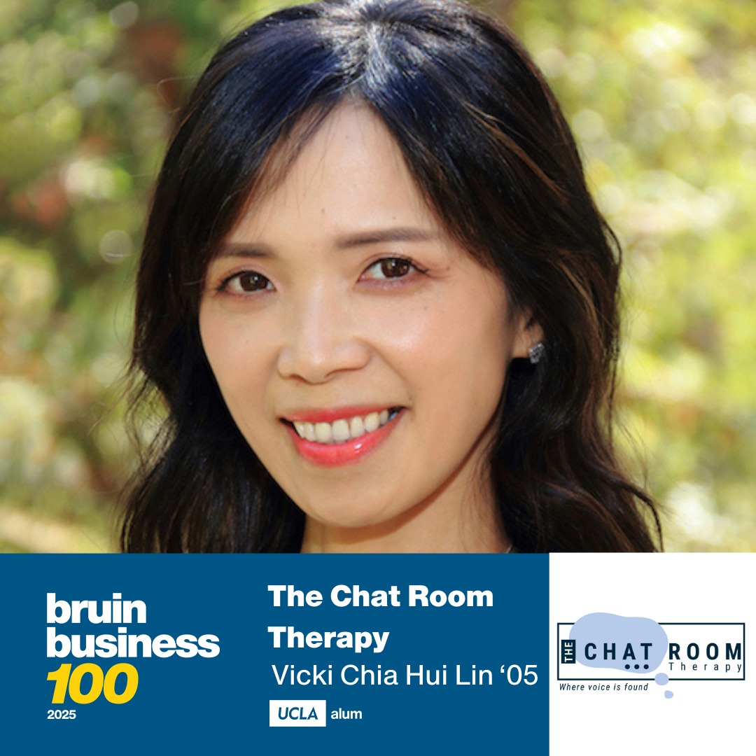 We are thrilled to shared that The Chat Room Therapy, founded in 2021 by Vicki Lin (SLP), has been named one of the 2025 Bruin Business 100 honorees. Inspired by Vicki's vision to empower and serve individuals through voice, swallowing, cognitive, and speech-language therapy, The Chat Room Therapy has quickly become a leader in compassionate and client-centered care. This recognition reflects our commitment to making a meaningful impact in the lives of those we serve. Thank you to our dedicated team and clients being part of this incredible journey.
The UCLA Alumni Association is proud to present Bruin Business 100, celebrating the hard work, talent and innovation of exceptional alumni business owners, founders and
visionaries. The Chat Room Therapy is proud to be recognized as part of the 2025 Bruin Business honorees.
Check out the full list of celebrated businesses here: https://alumni.ucla.edu/bruin-
business-100-2025/. #BruinBusiness2025 #SLP #privatepractice #asianSLP #bilingualSLP #TaiwaneseSLP
@uclaalumni #ChineseSLP #privateSLP #voicesSLP