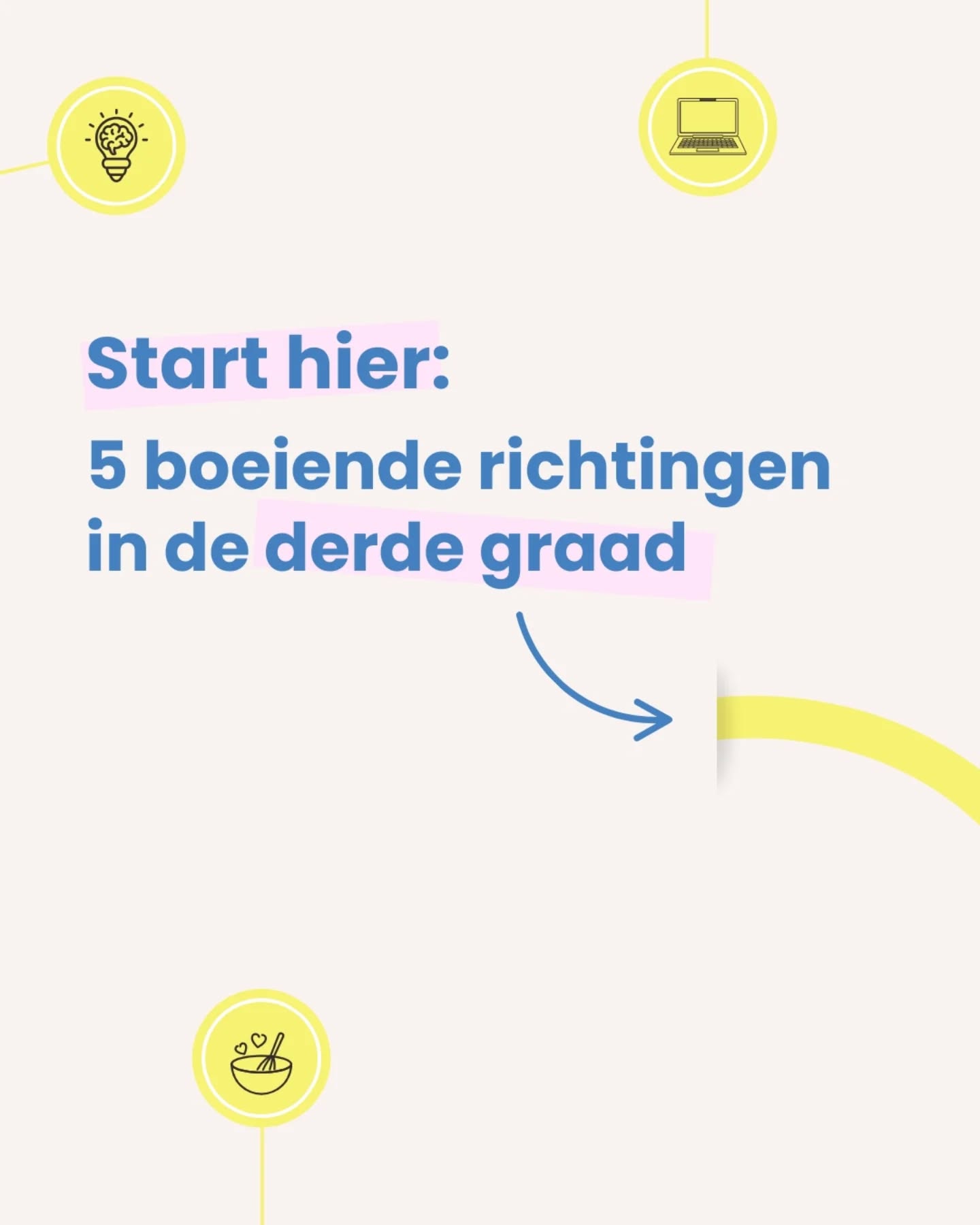Ontdek welke richting bij jou past! โจ๐
In de 3e graad van het domein Maatschappij en Welzijn bieden we 5 studierichtingen aan. Elk met een unieke focus en heel wat mogelijkheden voor de toekomst.
๐ Benieuwd naar meer?
Kom langs op ons infomoment voor de 3e graad!
Iedereen is welkom, ook als je nu niet bij ons op school zit. ๐
๐ 15/05 โ 19u30
๐ Inschrijven is verplicht โ check de link in bio.
๐ฅ Tag je vrienden die ook op zoek zijn naar de perfecte studierichting!
#sai #saiaalst #sintaugustinusinstituut #aalst #3egraad #maatschappijenwelzijn #studierichting