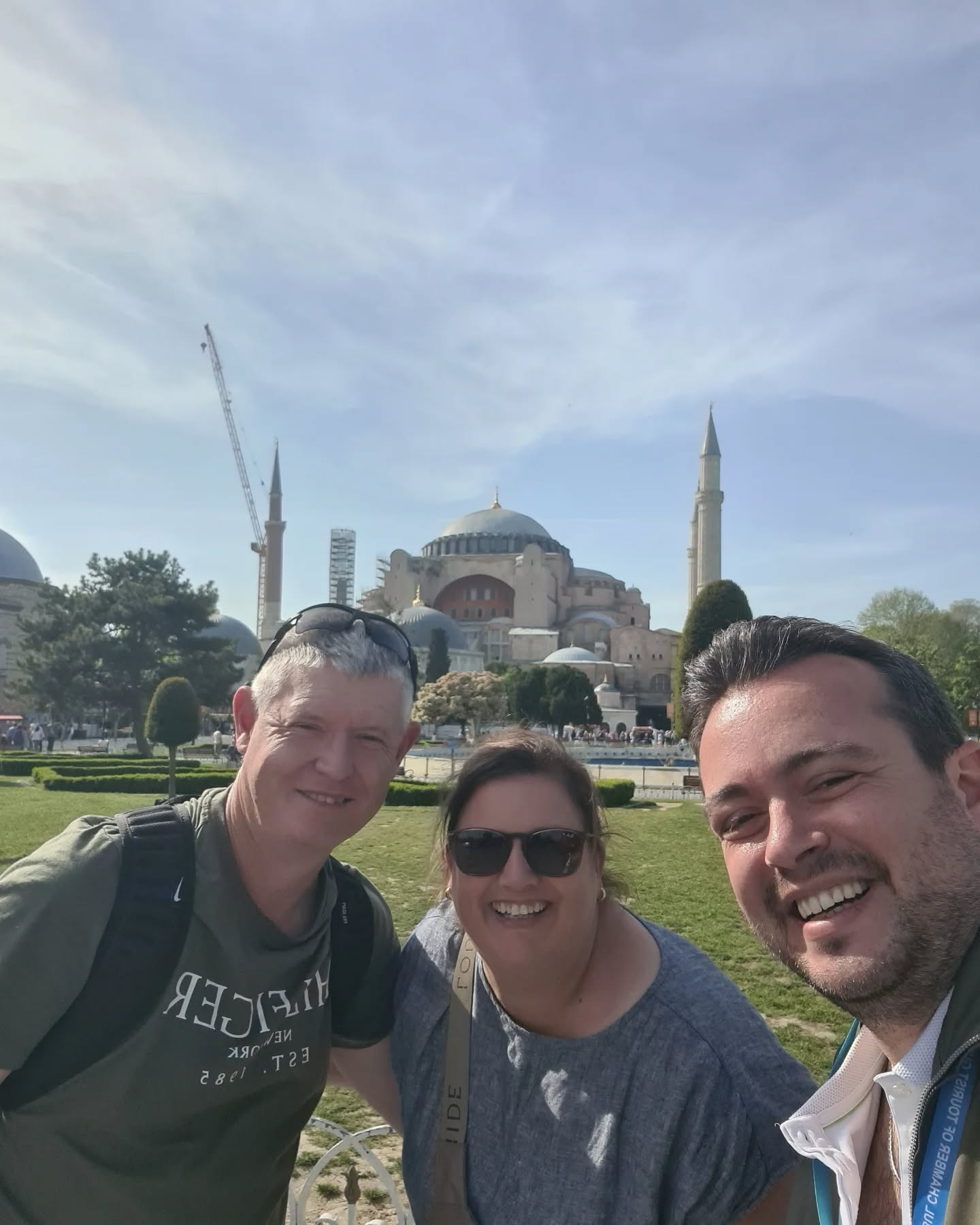 Australian couple from Sun Princess Cruise ship enjoy the beauty of Istanbul