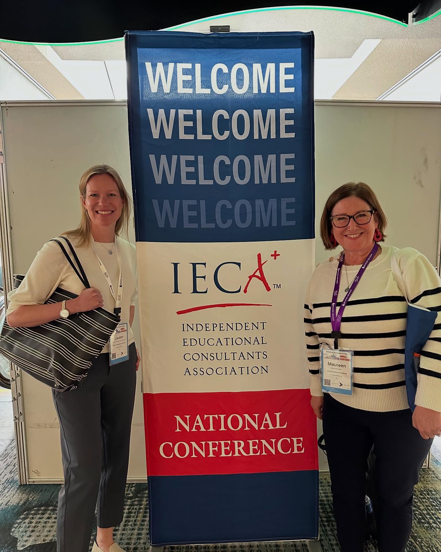 We are having a great experience at the IECA Conference this week learning about the latest developments in college admissions and networking with admissions officers and colleagues from across the country! Can’t wait to bring new insights, tools, and recommendations back to our students and families.