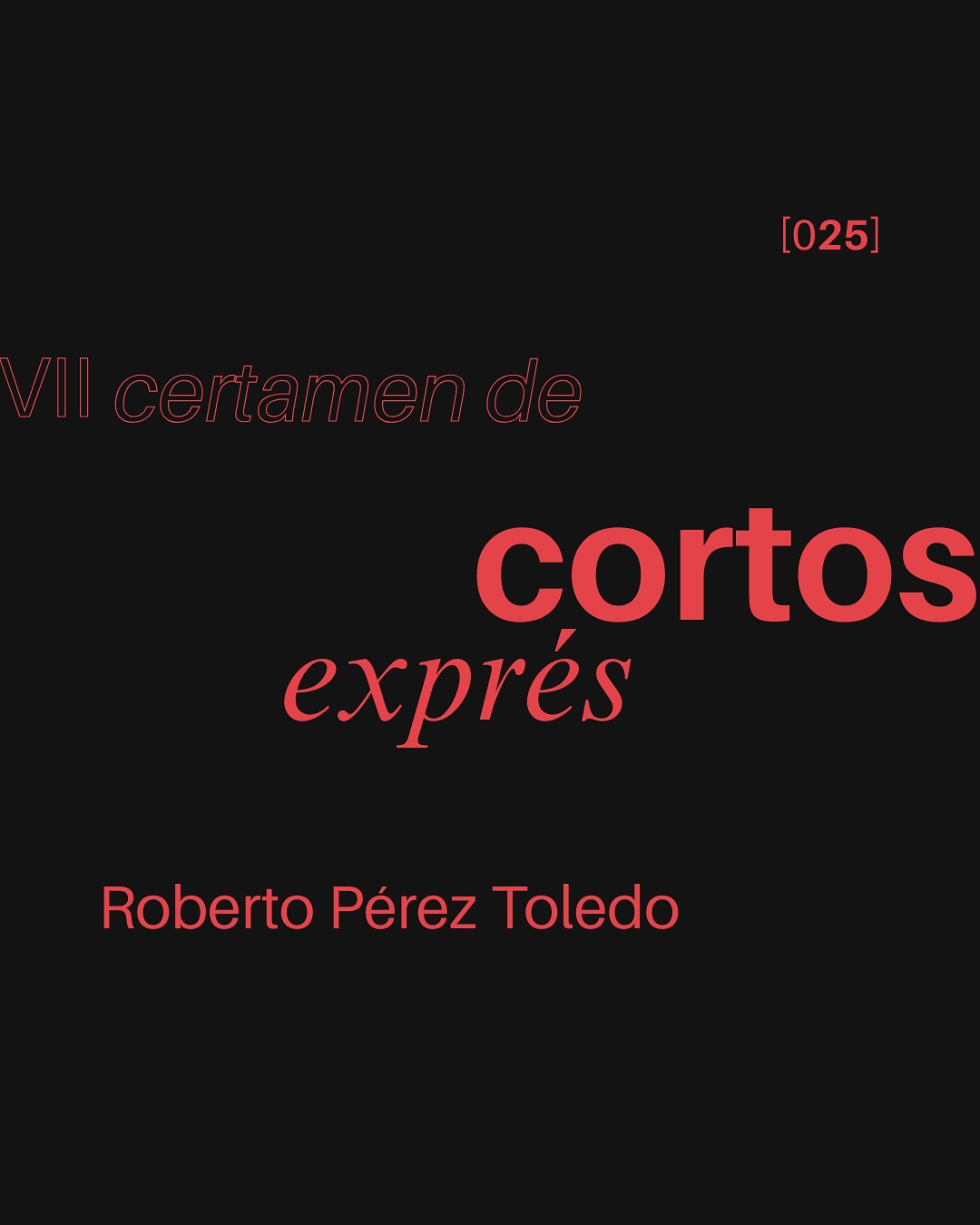 ¡Ya llega Corto Exprés 2025! 🎬
Un certamen que impulsa la creatividad y el talento emergente a través del cortometraje. Una oportunidad única para contar historias en formato breve y dejar huella en la gran pantalla.
📽️ ¿Te animas a participar? Pre inscripción disponible en nuestra página web entrando en: Actividades > Corto Exprés
🔗 Más info: festivaldecinedelanzarote.com
#CortoExprés #FICL25 #Lanzarote #TalentoEmergente #25aniversarioficl