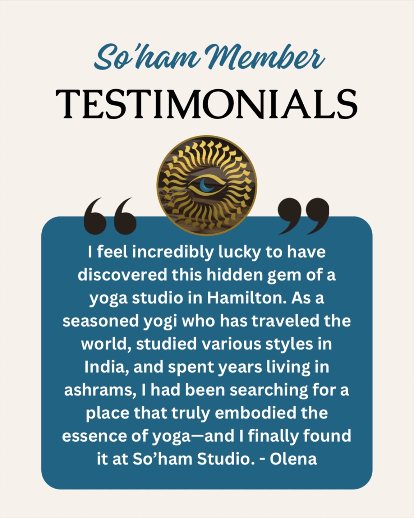We’re feeling the love! Nothing makes us happier than hearing how So’ham has made a positive impact in your life. Thank you for your kind words and continued support — our community is what makes this space so special. 🙏🏼♥️
#SoHamStudio #HamiltonYoga #HamiltonYogaCommunity #GratefulHeart #WellnessJourney #DehamYoga #YogaLove