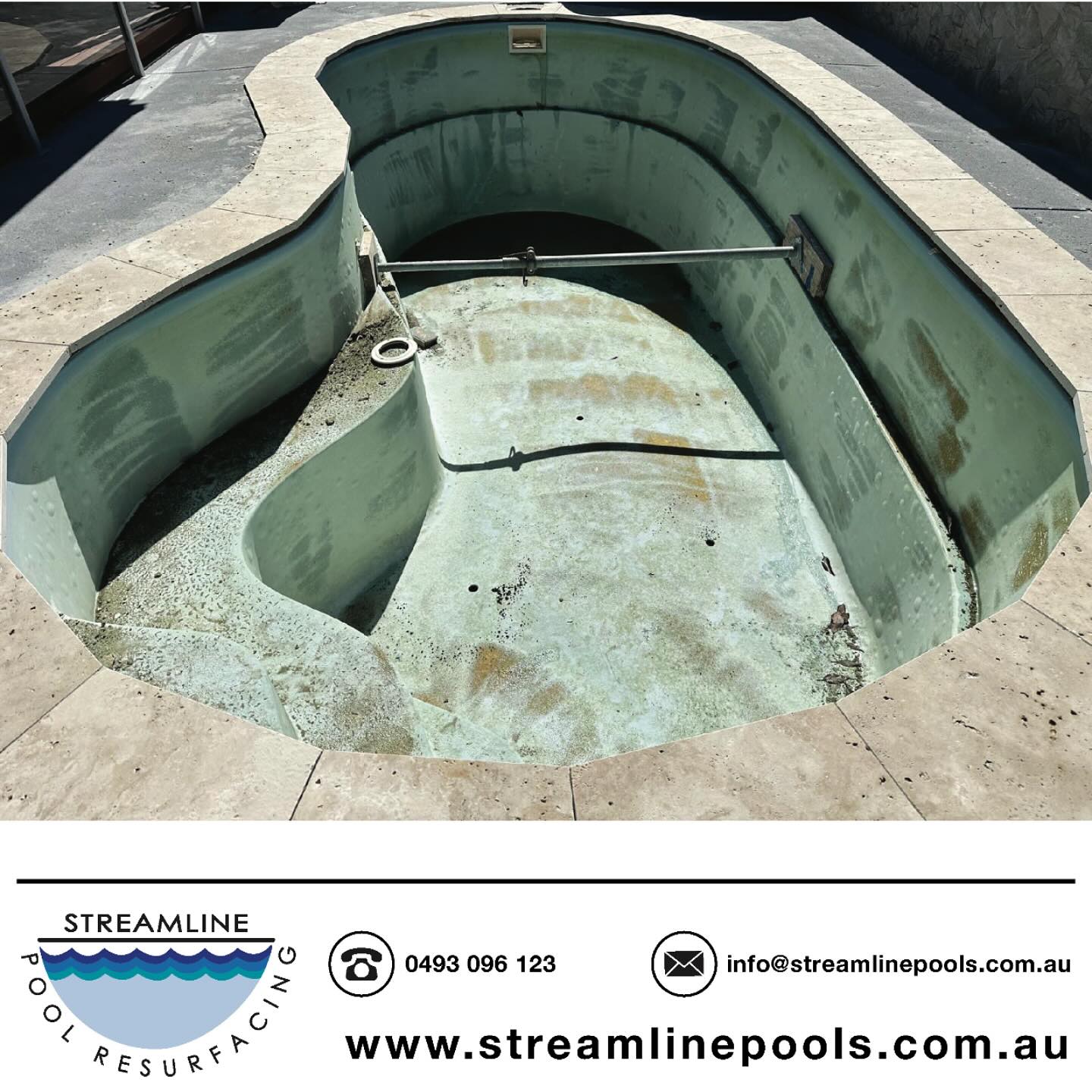 This weeks job is a complete fiberglass resurface & osmosis removal and is based in Meridian Plains on the Sunshine Coast
.
.
.
.
#streamlinepoolresurfacing
#osmosis #fiberglass #resurface #maintenance #repair #australianbackyard
#investment
#resurface #swimmingpool #thisweeksjob