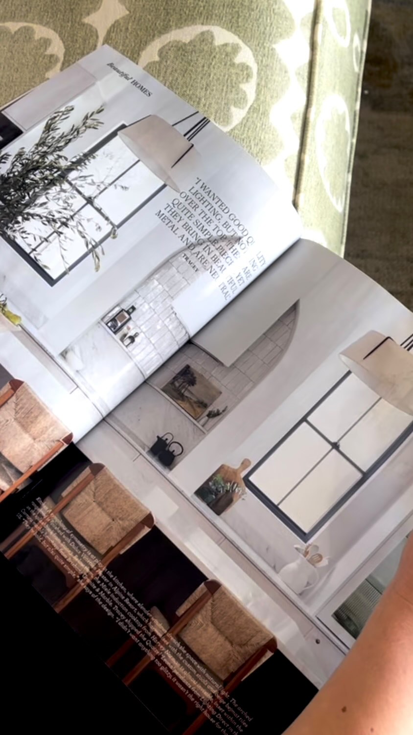 Flicking through the pages of @homebeautiful May Edition and feeling very grateful to be featured. A lovely moment for the studio 🥰