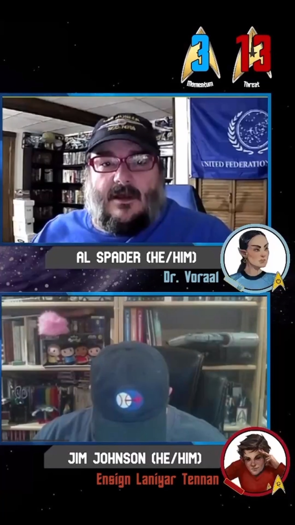 More Star Trek goodness! The old reliable mind meld. Also, did you see there’s a new (free) Briefs pack out? Time travel! #TTRPG #ActualPlay #2d20 #StarTrekAdventures