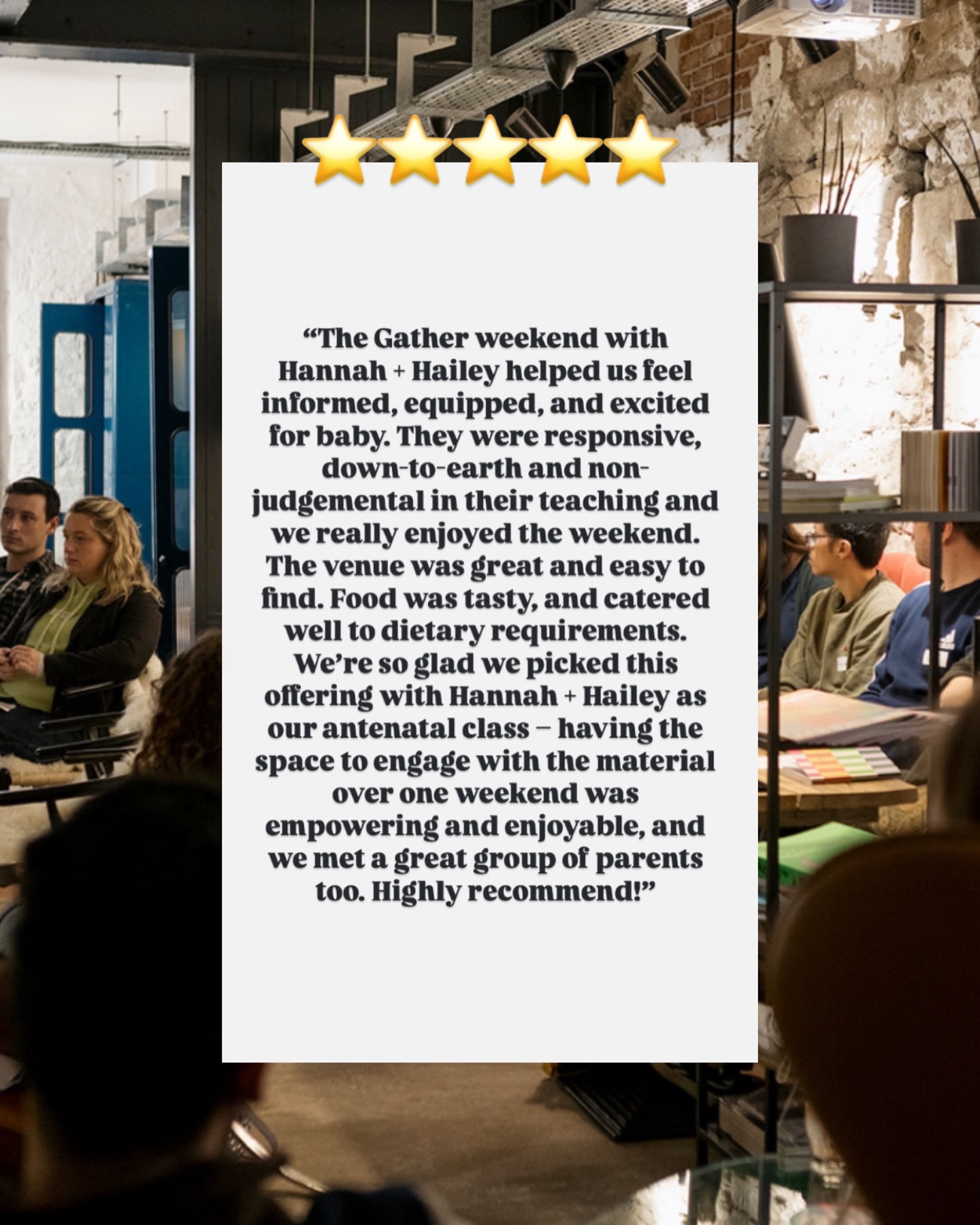 ⭐️⭐️⭐️⭐️⭐️
❤️This week we surpassed 100 5⭐️ reviews on Google. We are thrilled!
👶🏻Tomorrow is international day of the midwife so this feels like the best timing for this gift.
💝 Hearing that we help you on your journeys to becoming parents is why we do what we do.
Comment with a 💙 if you have been to any of our classes!
#birthinedinburgh #antenatalclassmidlothian #antenataleducation #birth #birthpreparation