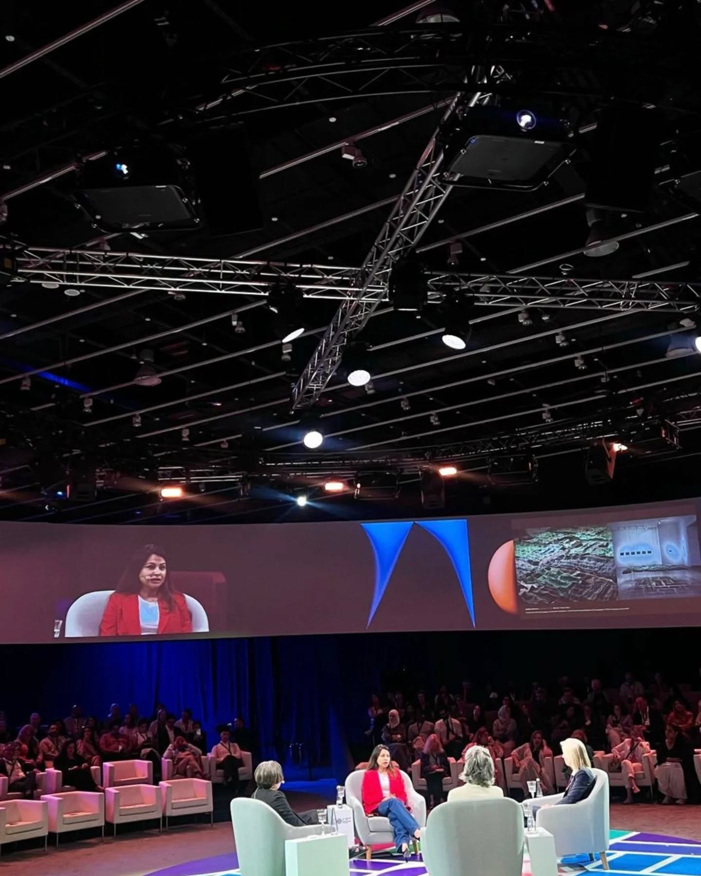 Our Co-founder, Nadia Samdani MBE, shares insights on the Dhaka Art Summit and Samdani Art Foundation during the panel discussion ‘How Global Cities Are Changing Arts Institutions’ at the Culture Summit Abu Dhabi.
The conversation was moderated by Mariët Westermann, Director and CEO of the Solomon R. Guggenheim Museum and Foundation. Other panelists include Kate D. Levin, Lead of Bloomberg Philanthropies Arts and Principal at Bloomberg Associates; and Mami Kataoka, Director of the Mori Art Museum and the National Center for Art Research.
The panel focused on the expanding role of museums and art institutions in global cities where populations are rapidly changing.
#dhakaartsummit #samdaniartfoundation #nadiasamdanimbe #rajeebsamdani #culturesummitabudhabi