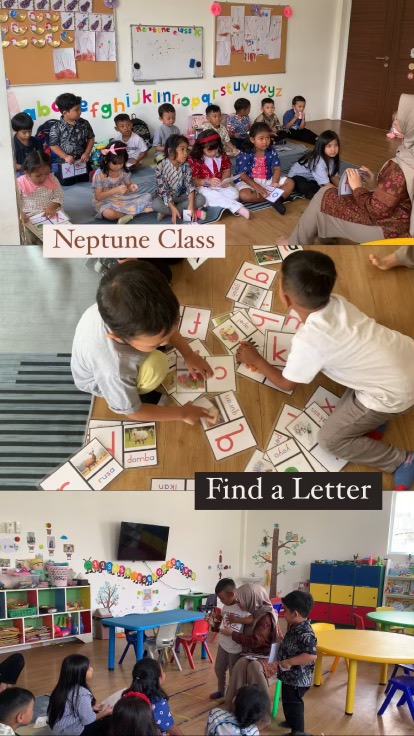 Find a Letter Neptune Class (TK A)
#calistungclass #calistungusiadini #calistungseru #binsaniaschoolbintaro #siswatk #tamankanakkanak #sekolah #kindergarten #preschool #funlearningactivities #funlearningforkids #activity #siswatk