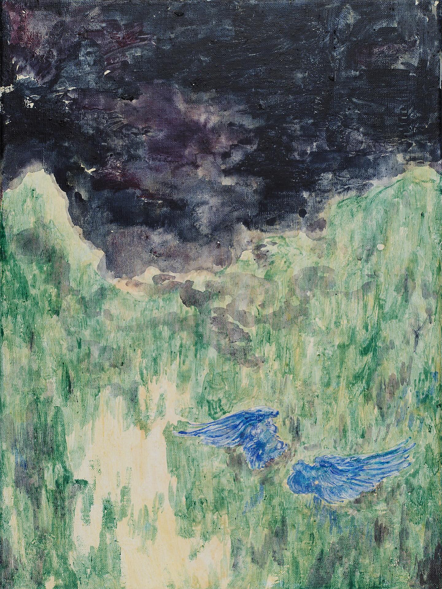 Het eeuwig komende dat in kringen gaat
Tempera grassa op linnen
40 x 29,5 cm
@youngcollectorscircle
Opening Bedrock, 21.05